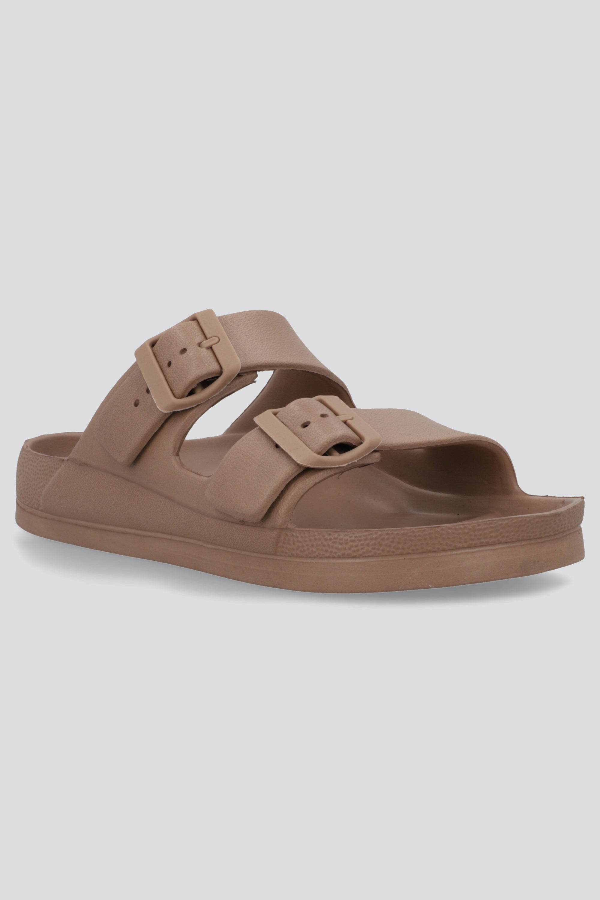 Sandalia eva dos tiras hebilla TAUPE