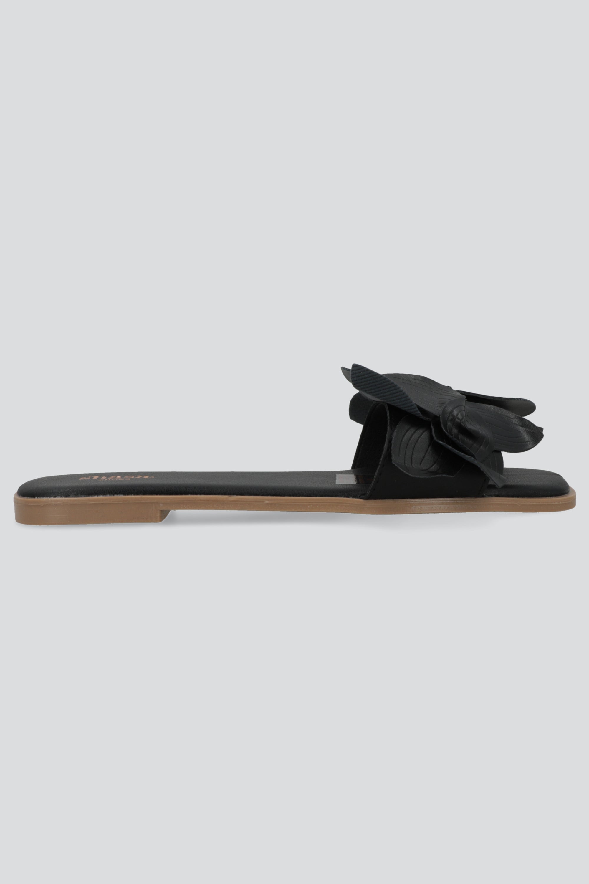 Sandalia flores maxi NEGRO