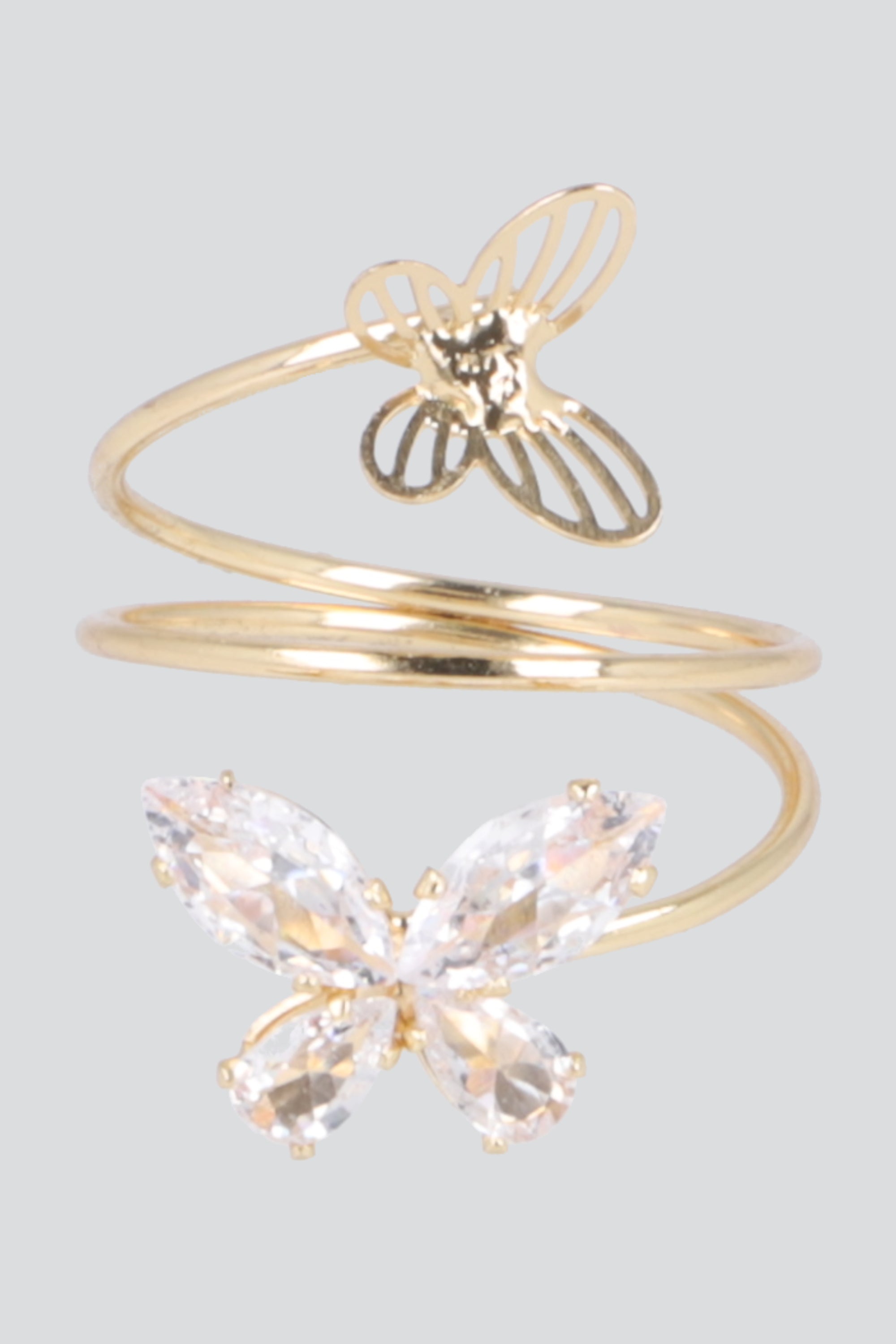 Anillo Twist Mariposa Color