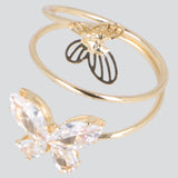 Anillo Twist Mariposa Color