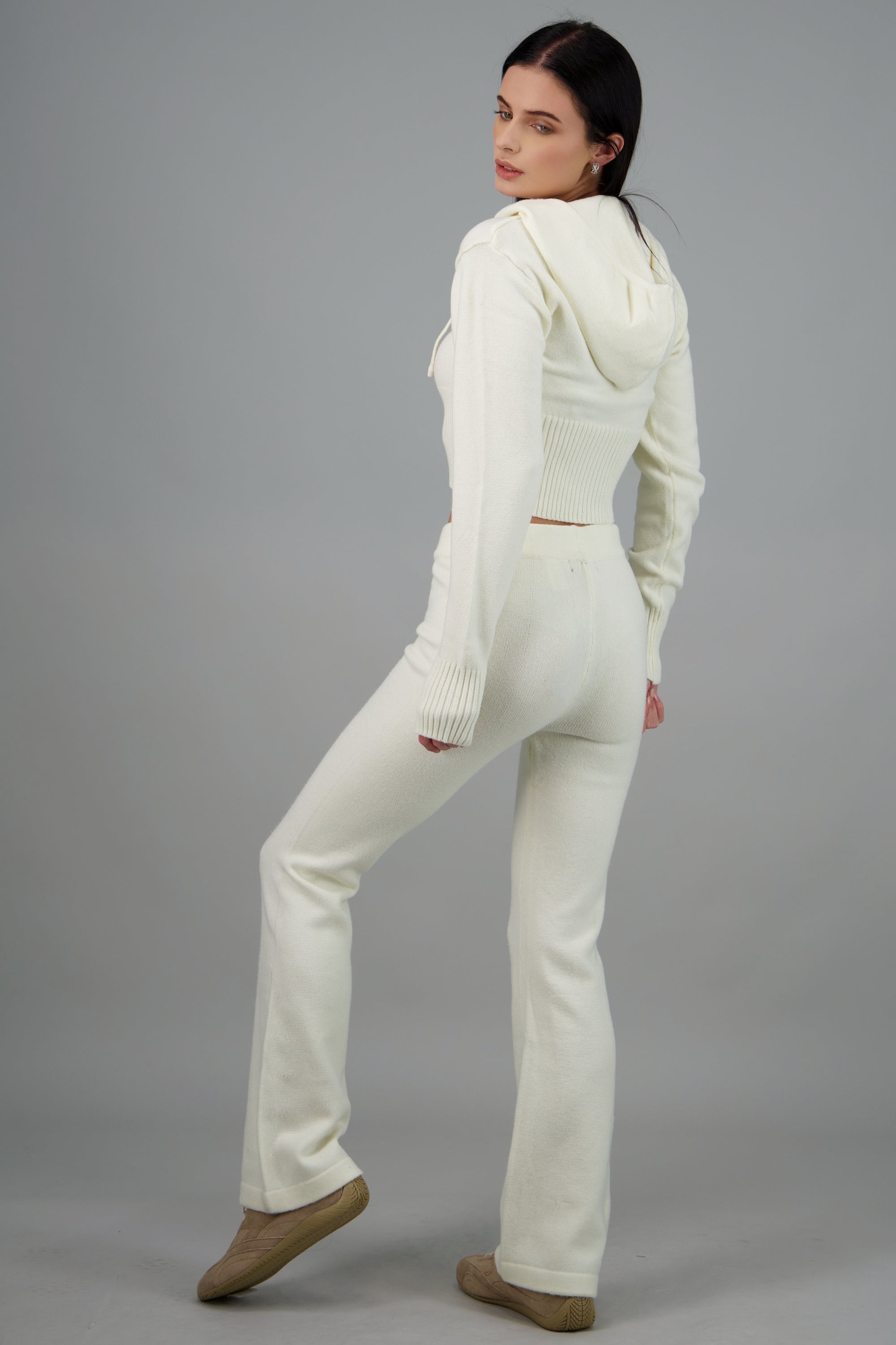 Pantalon tejido HUESO