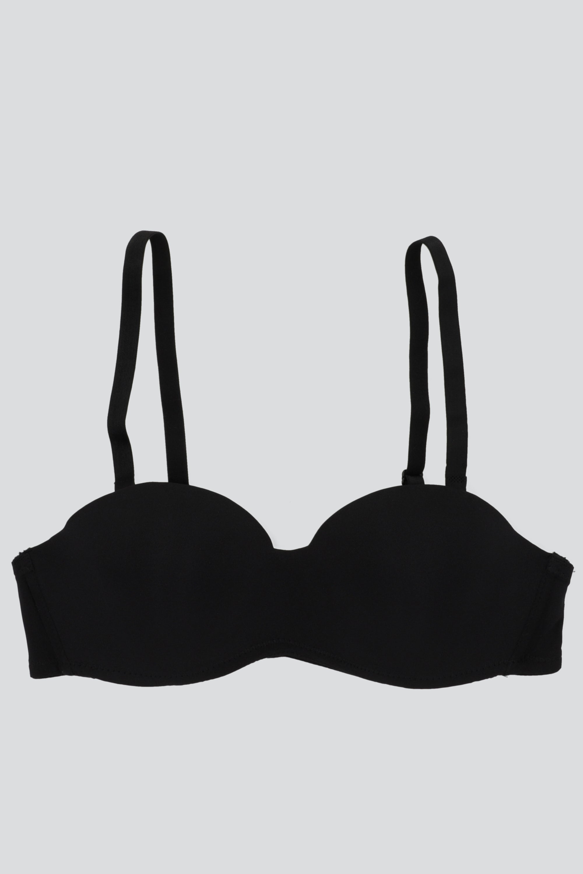 Bra con tirantes removibles NEGRO