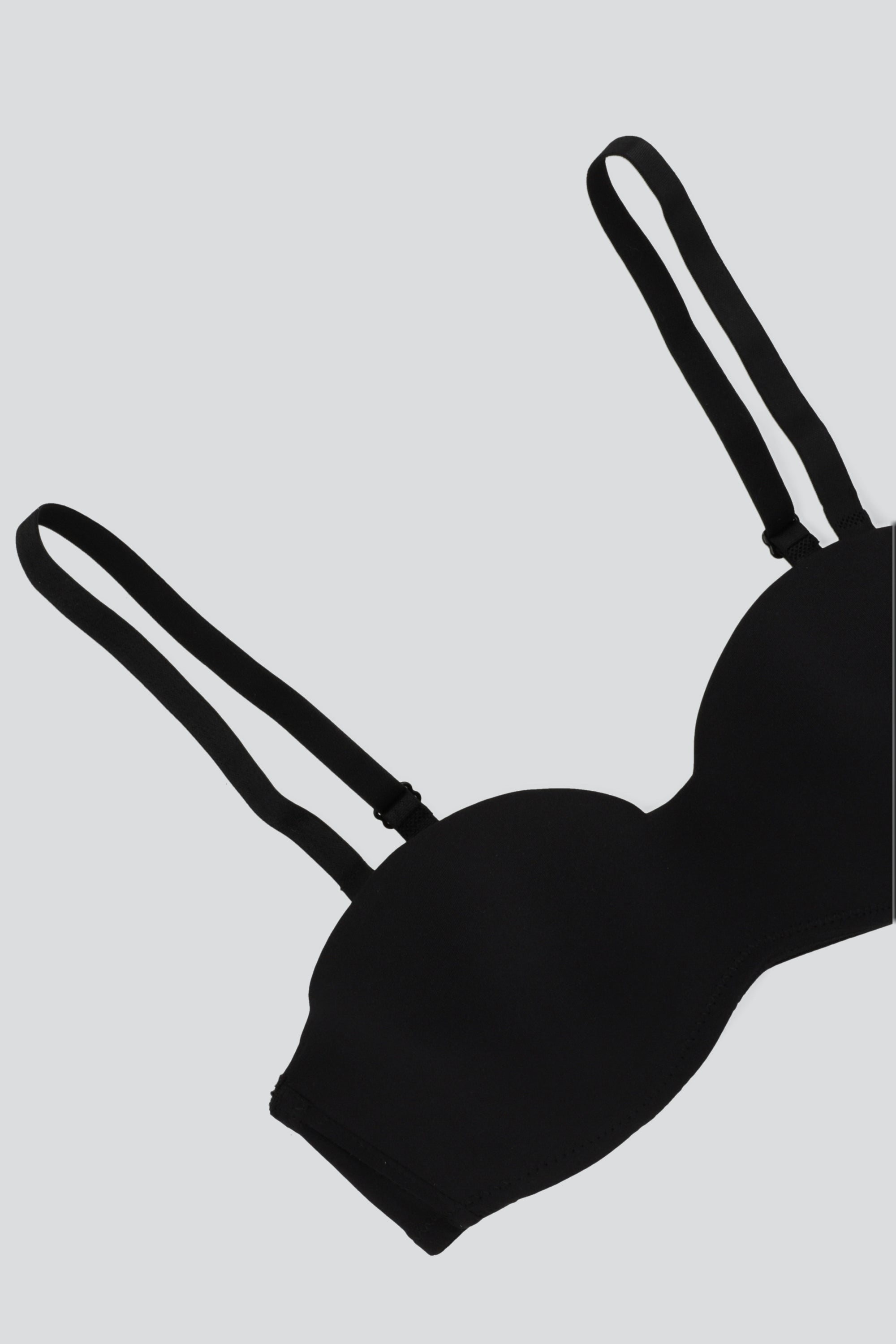 Bra con tirantes removibles NEGRO