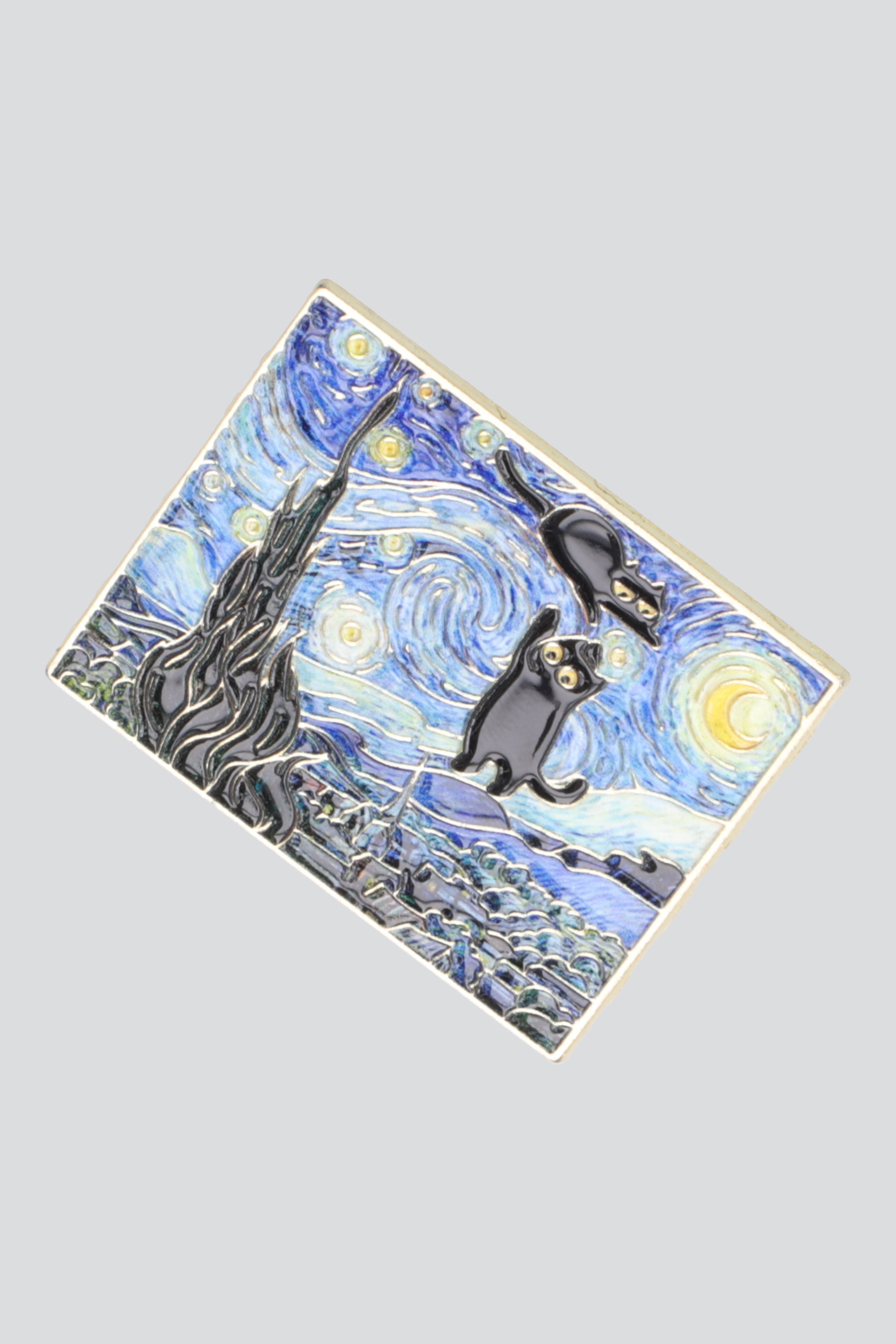 Pin gatitos pintura AZUL