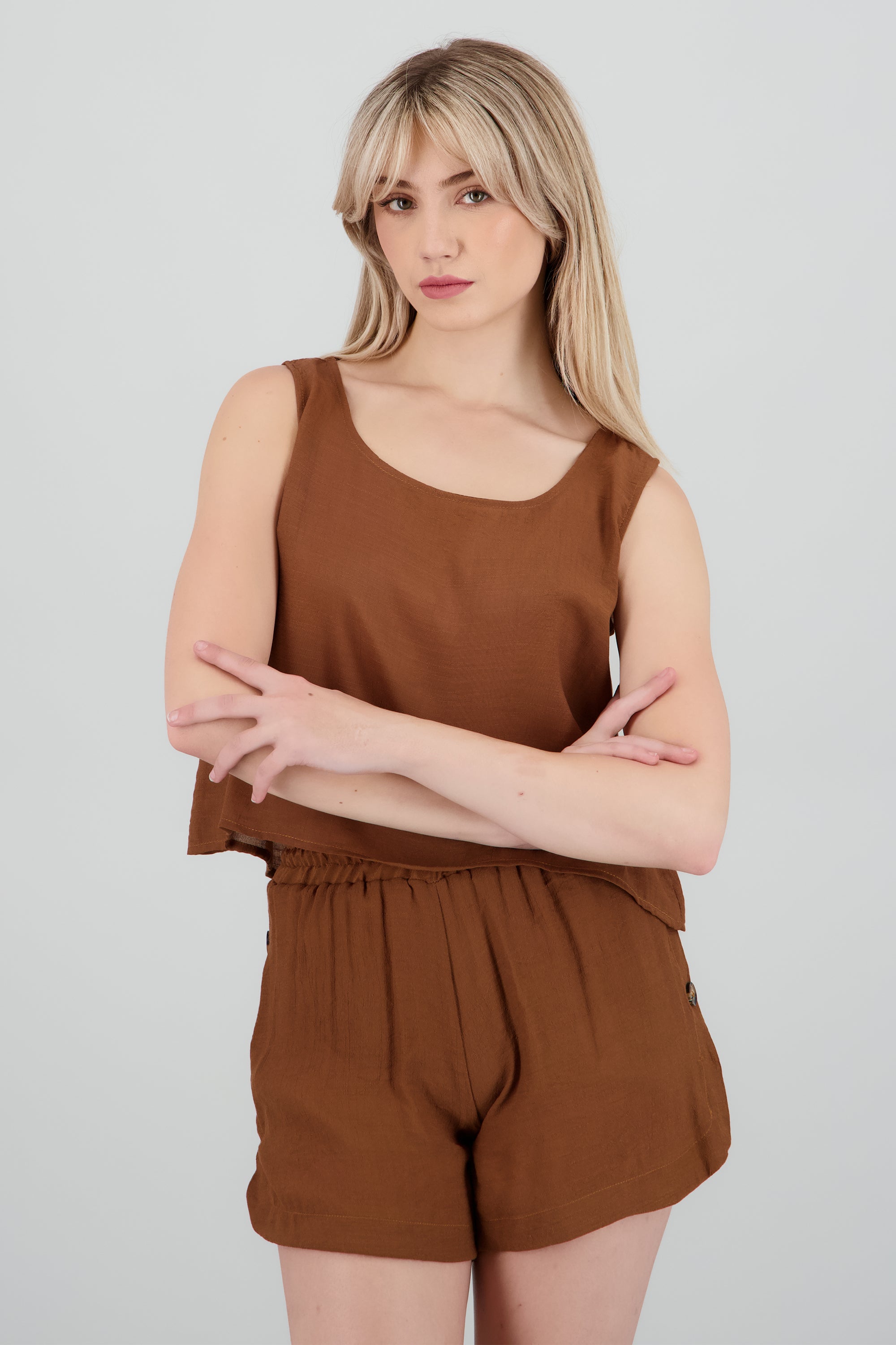 Top ligero manga corta CAFE