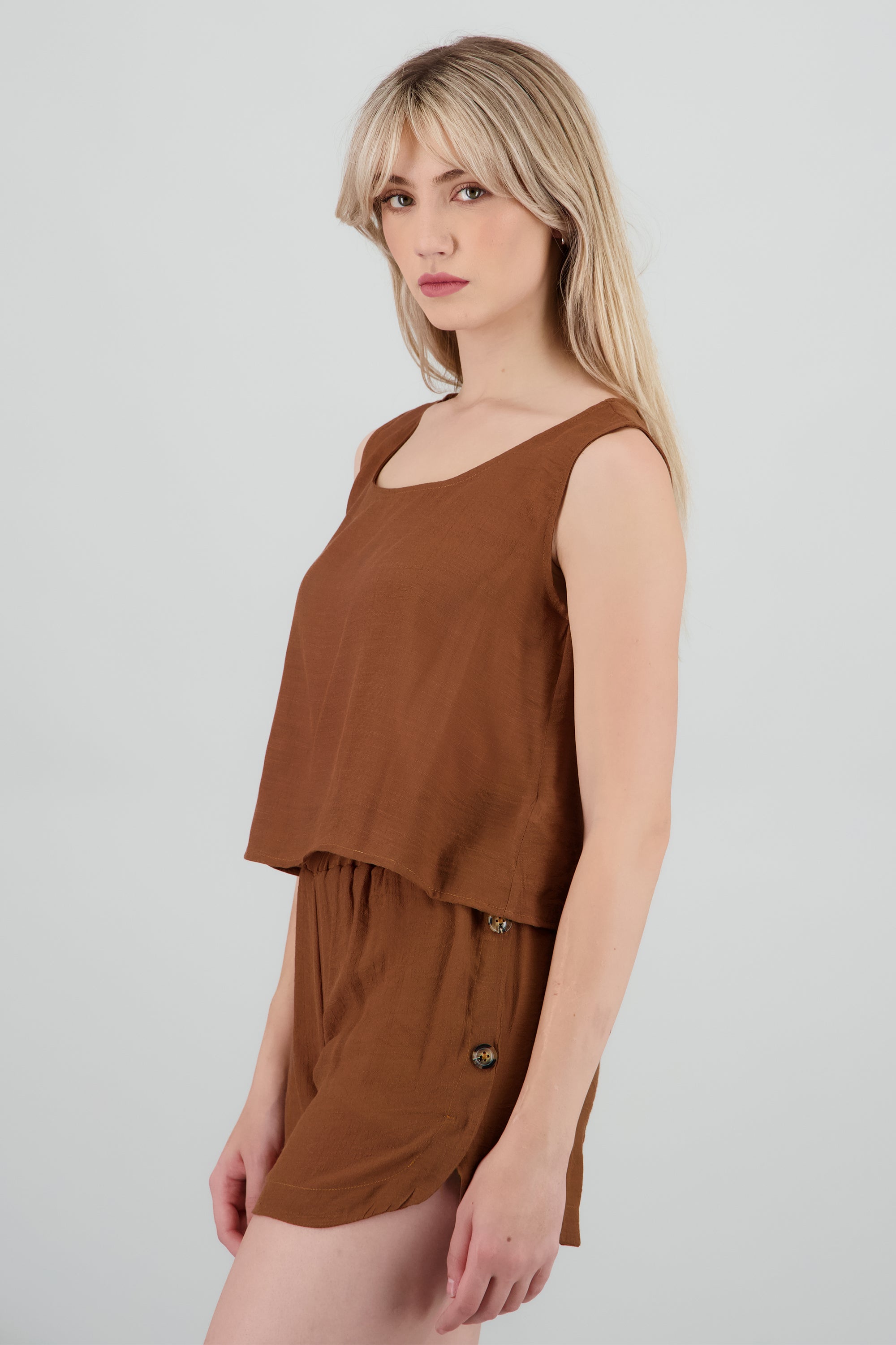 Top ligero manga corta CAFE