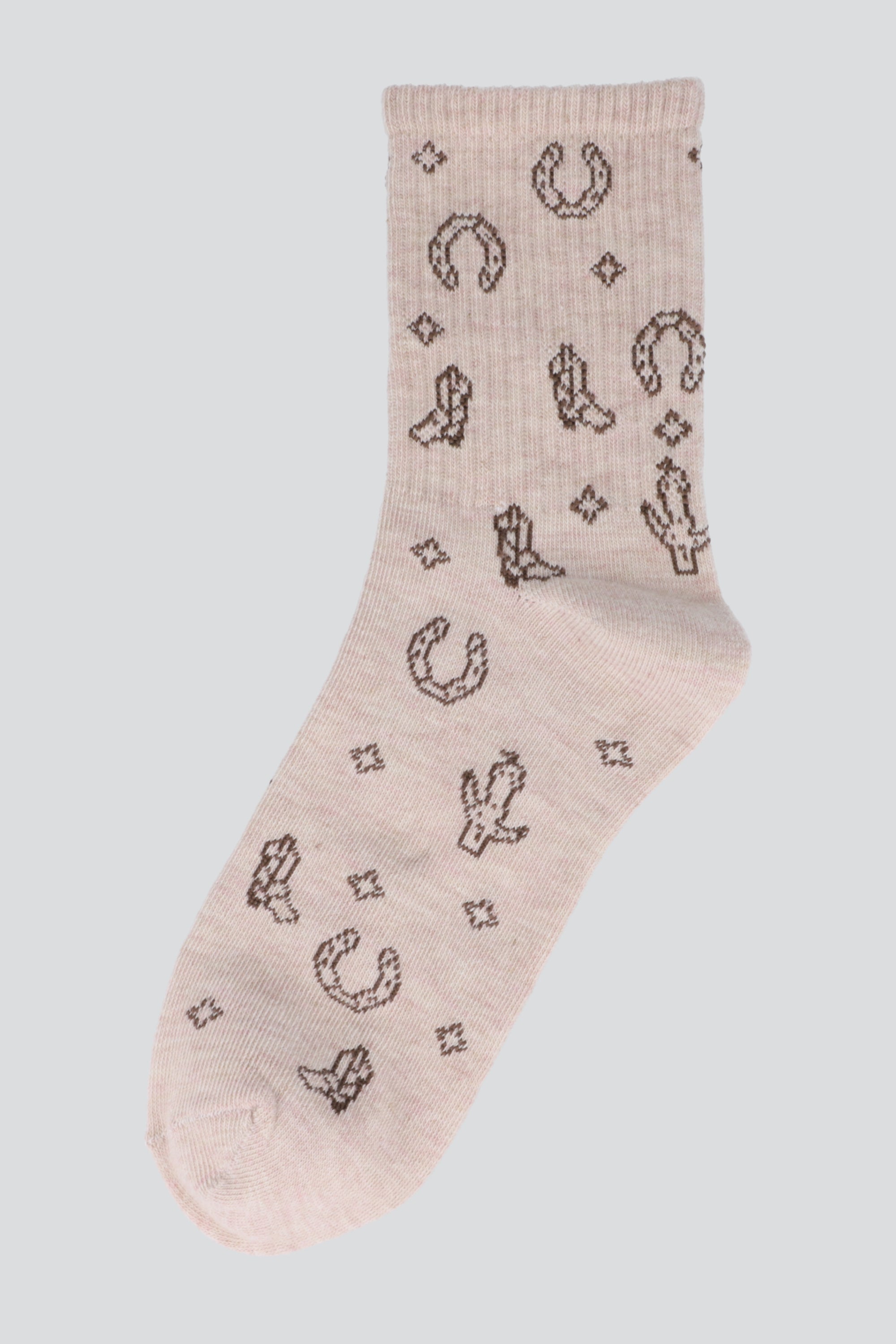 Calcetin full print vaquero CAFE COMBO