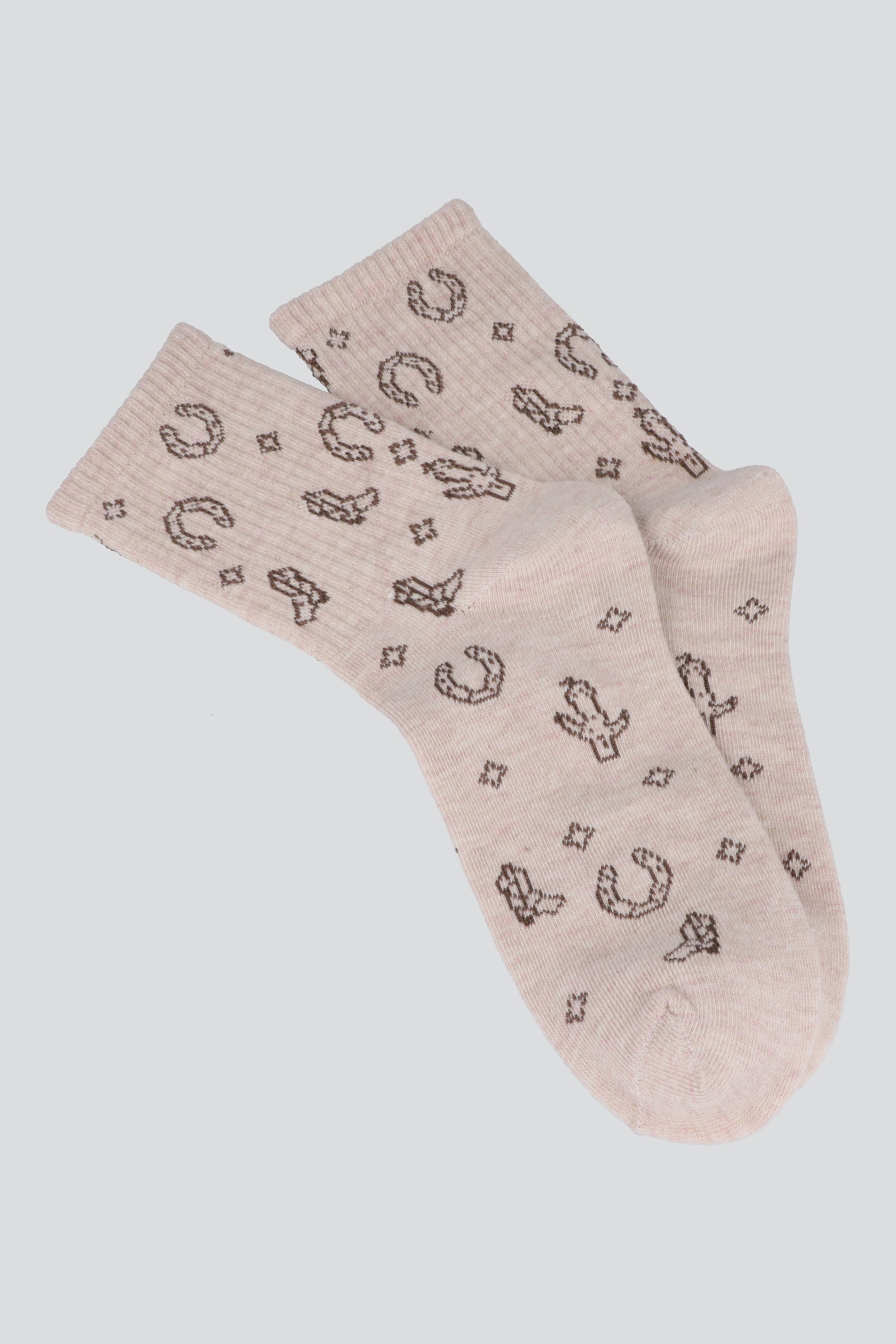 Calcetin full print vaquero CAFE COMBO