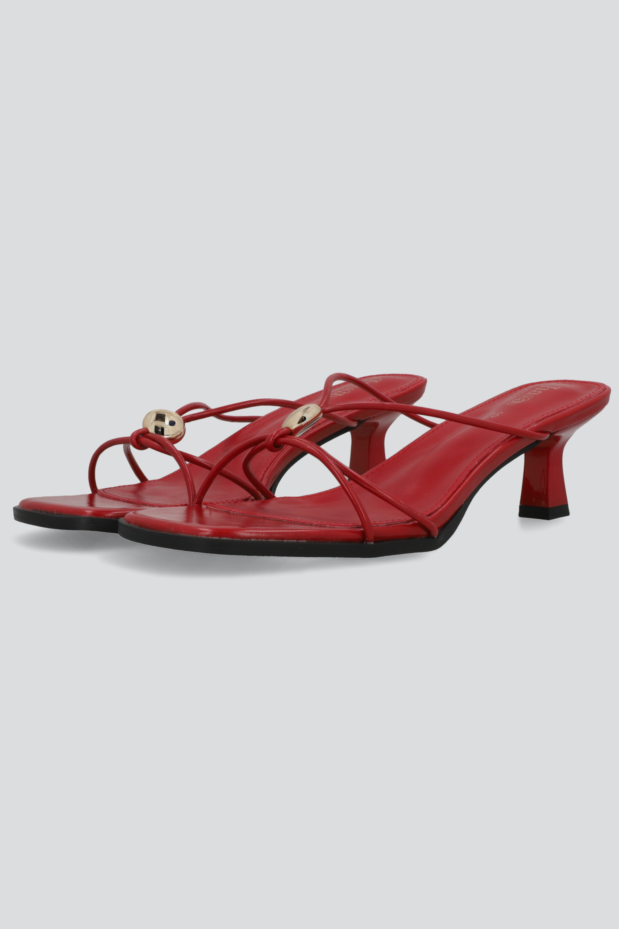 Tacon kitten esperas metalica ROJO