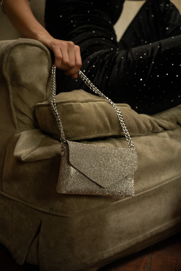 Bolsa Sobre Cadena Brillos