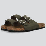 Sandalia dos hebillas corcho