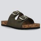 Sandalia dos hebillas corcho