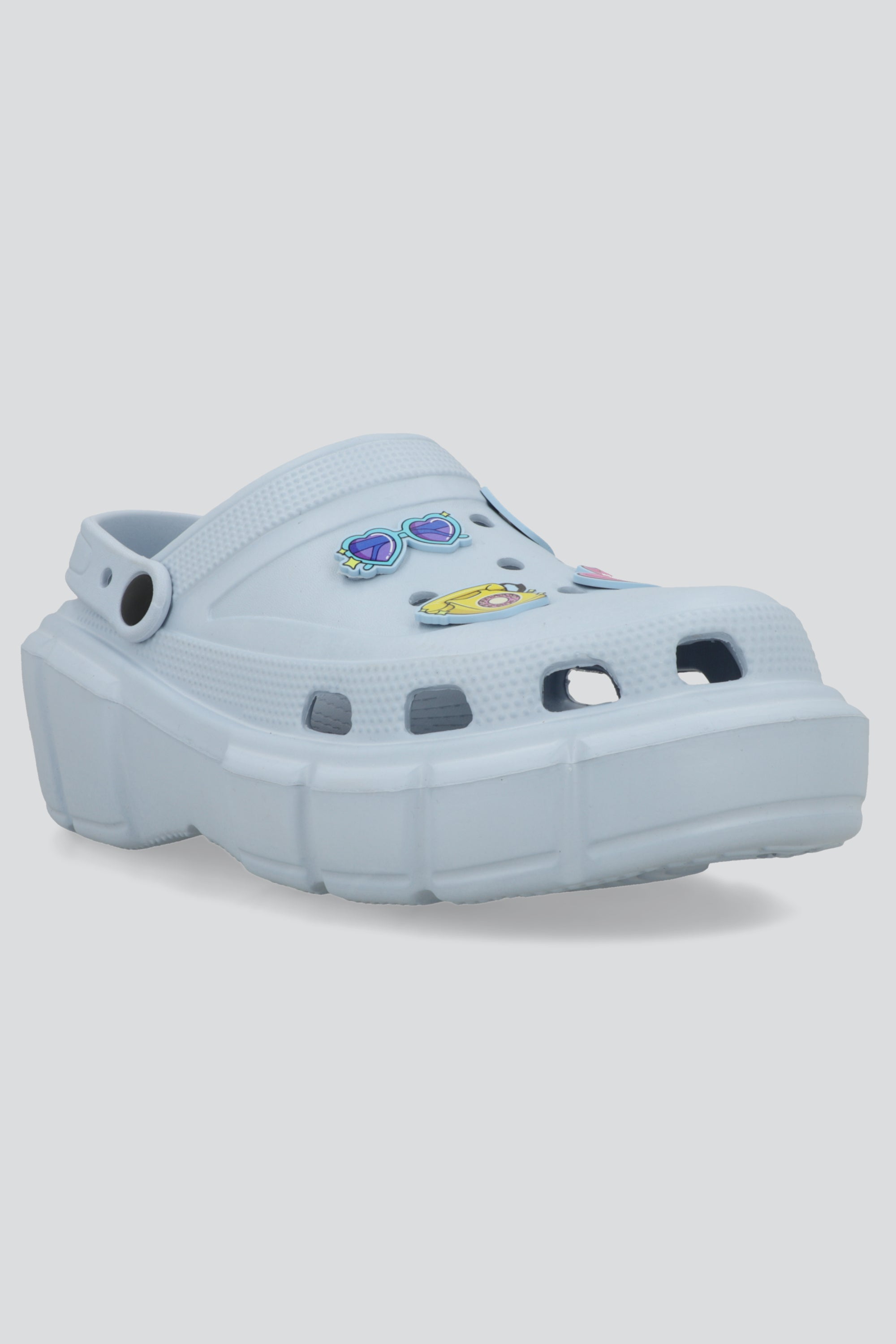 Zueco eva charms cool AZUL CIELO