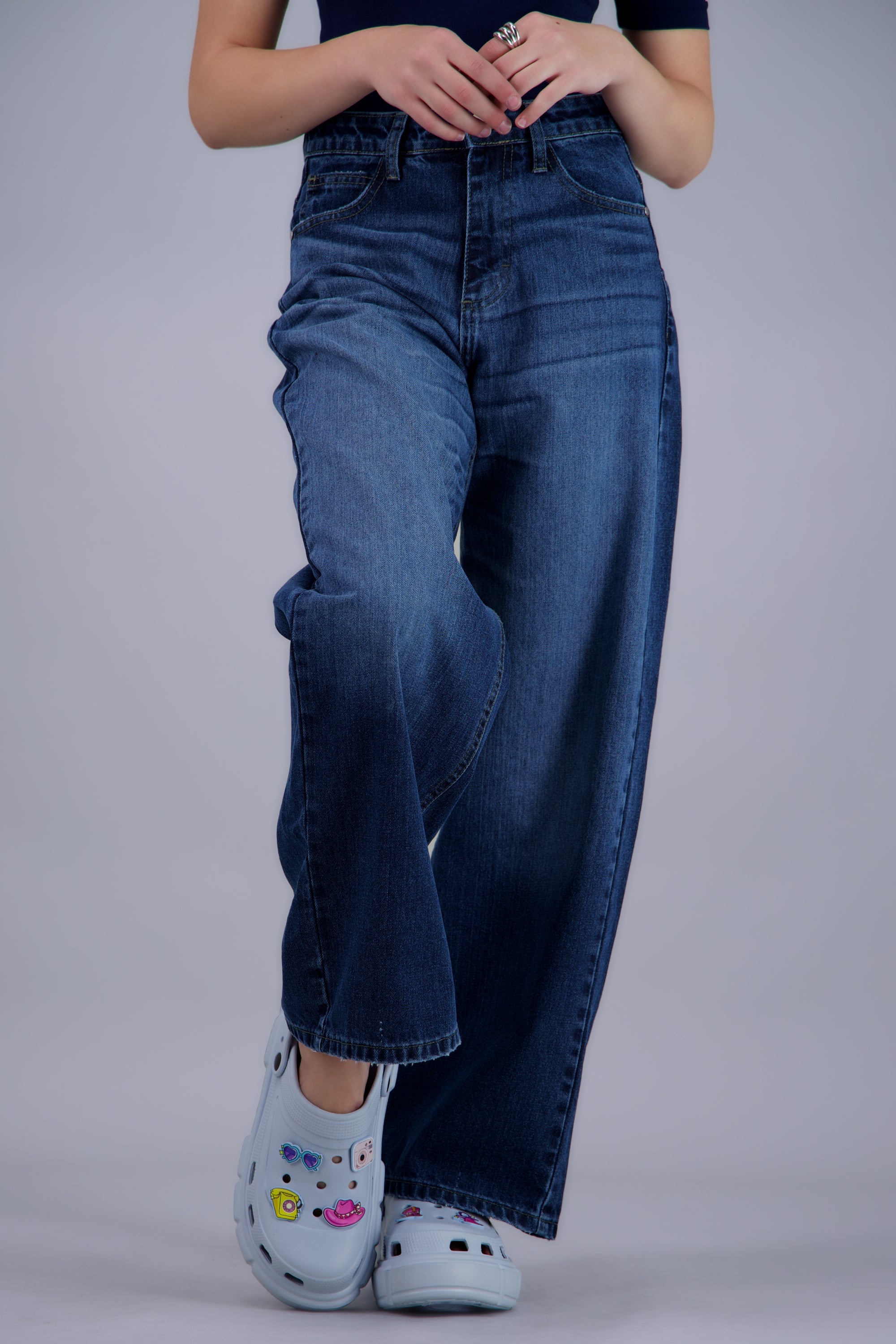 Zueco eva charms cool AZUL CIELO