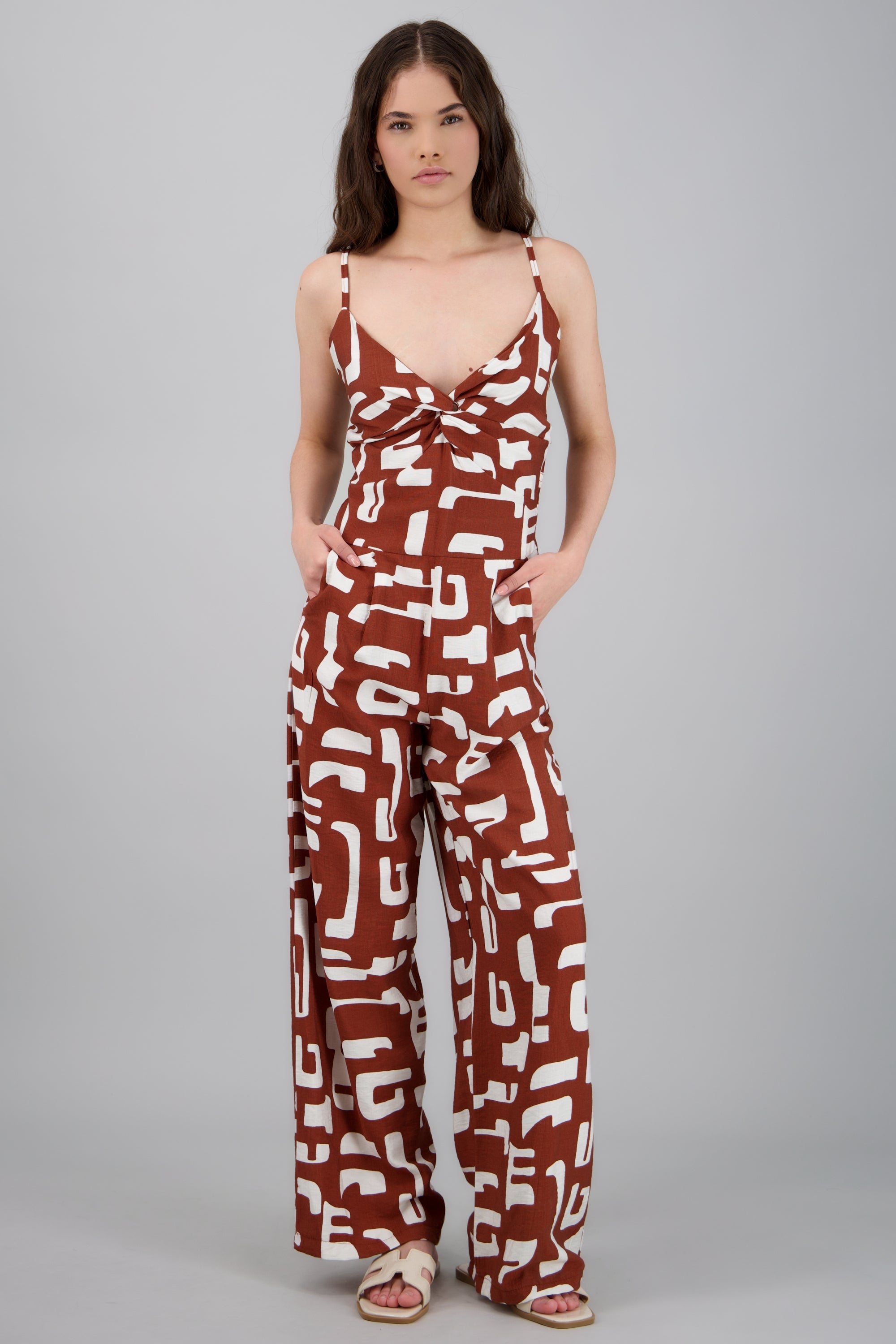 Sandalia greca chubby HUESO