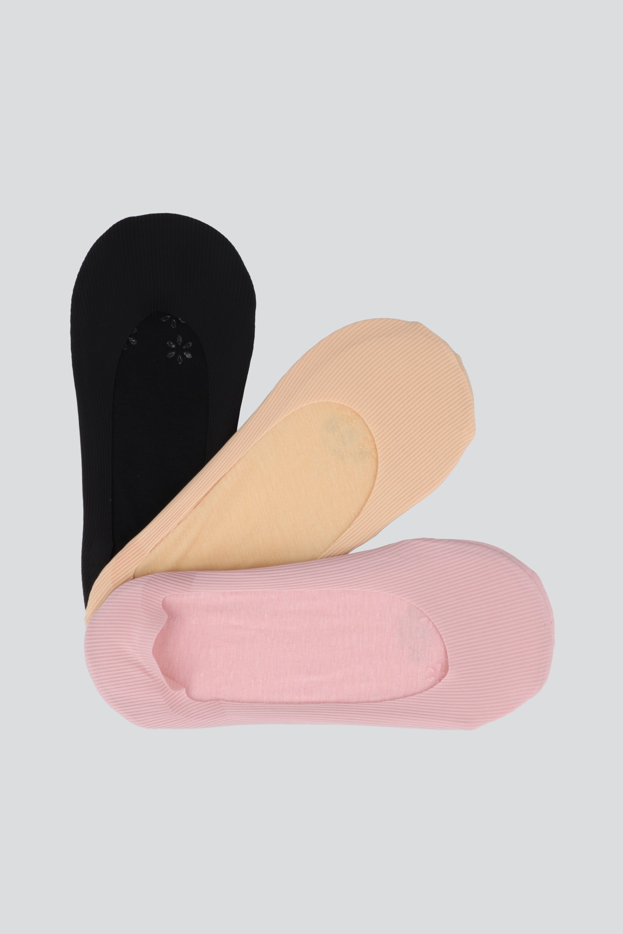 Tripack cubrepie seamless NEGRO COMBO
