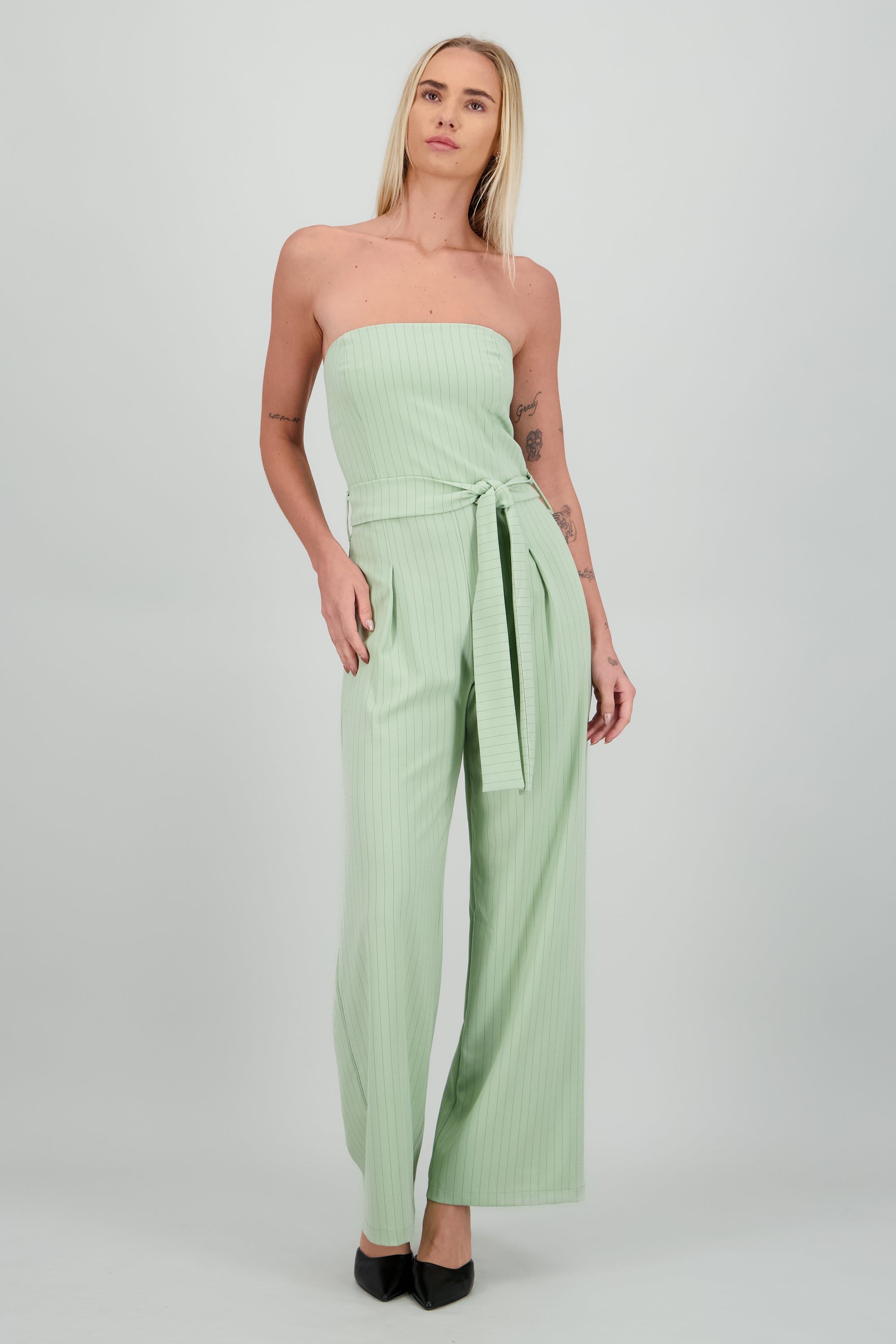 Jumpsuit strapples rayas SAGE