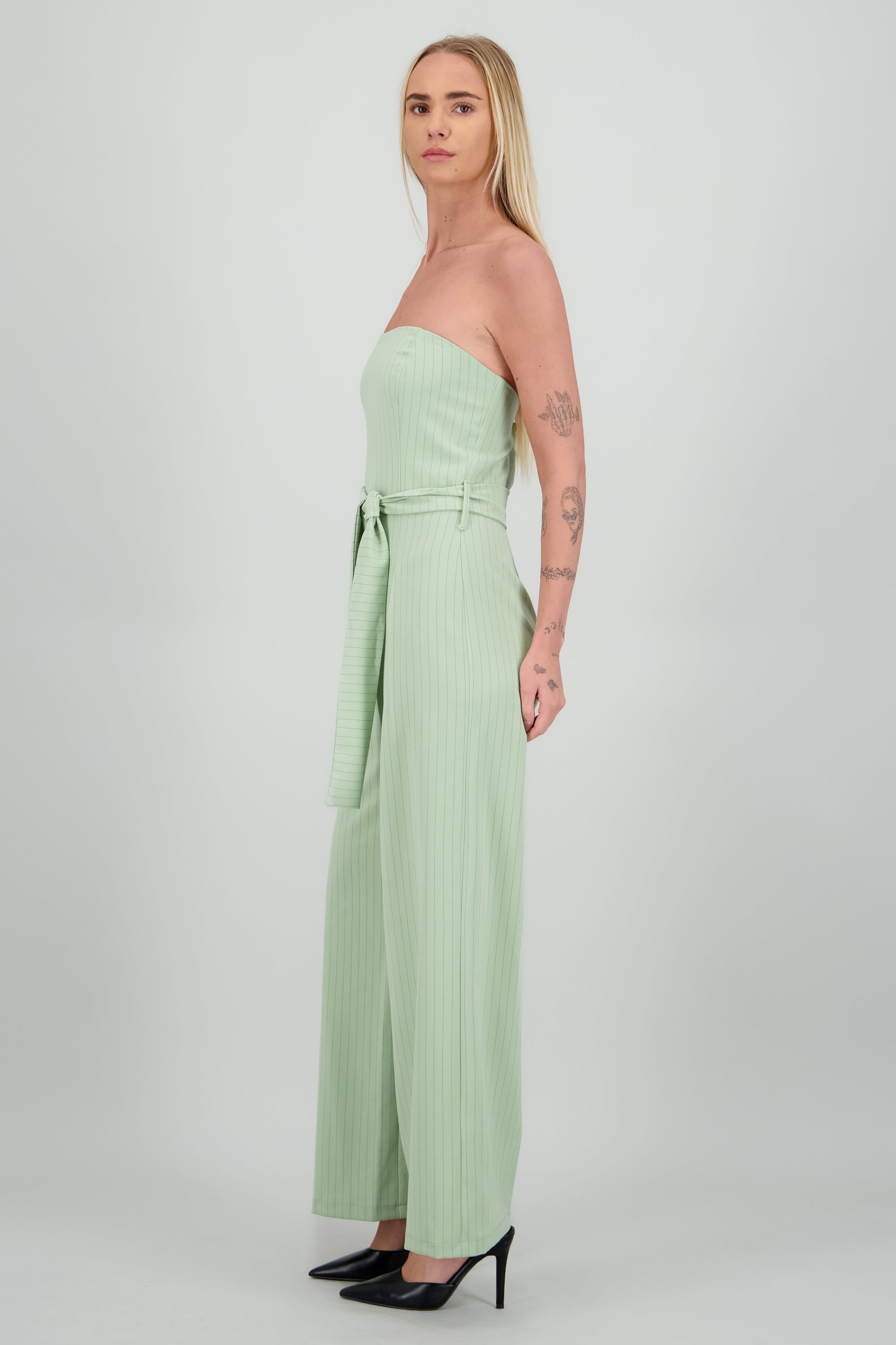 Jumpsuit strapples rayas SAGE