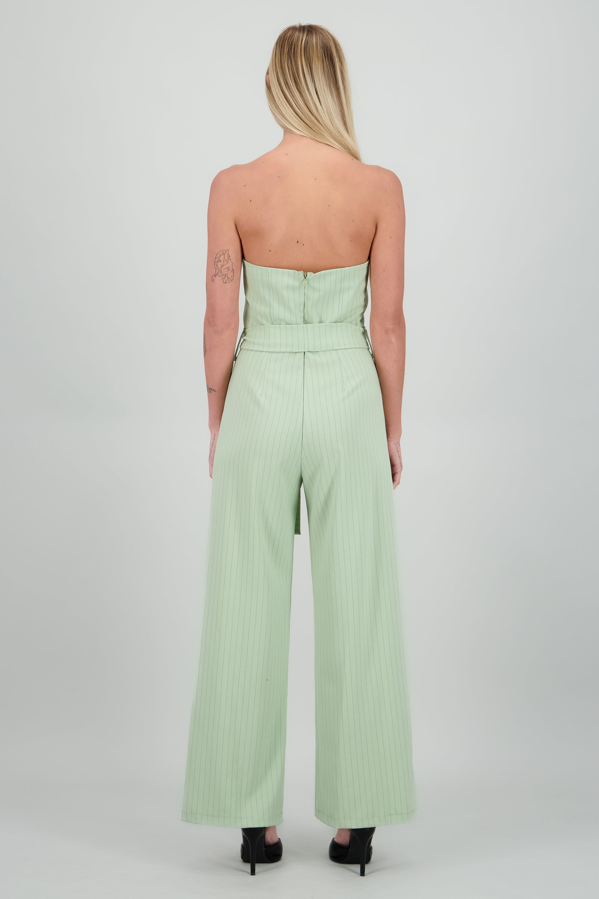 Jumpsuit strapples rayas SAGE