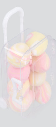Mini maleta con 8 mini blenders marmol