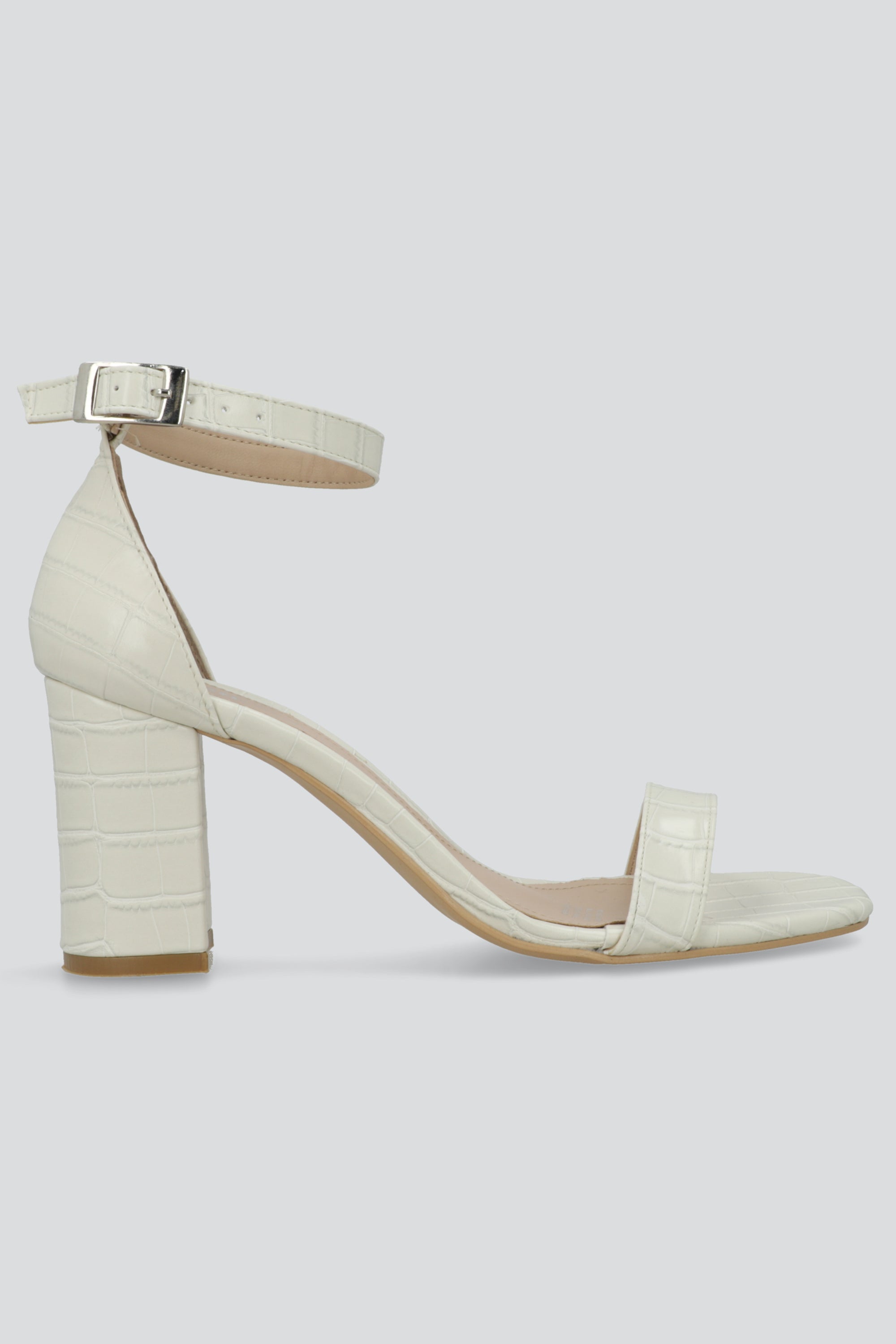 Tacon tiras croco HUESO