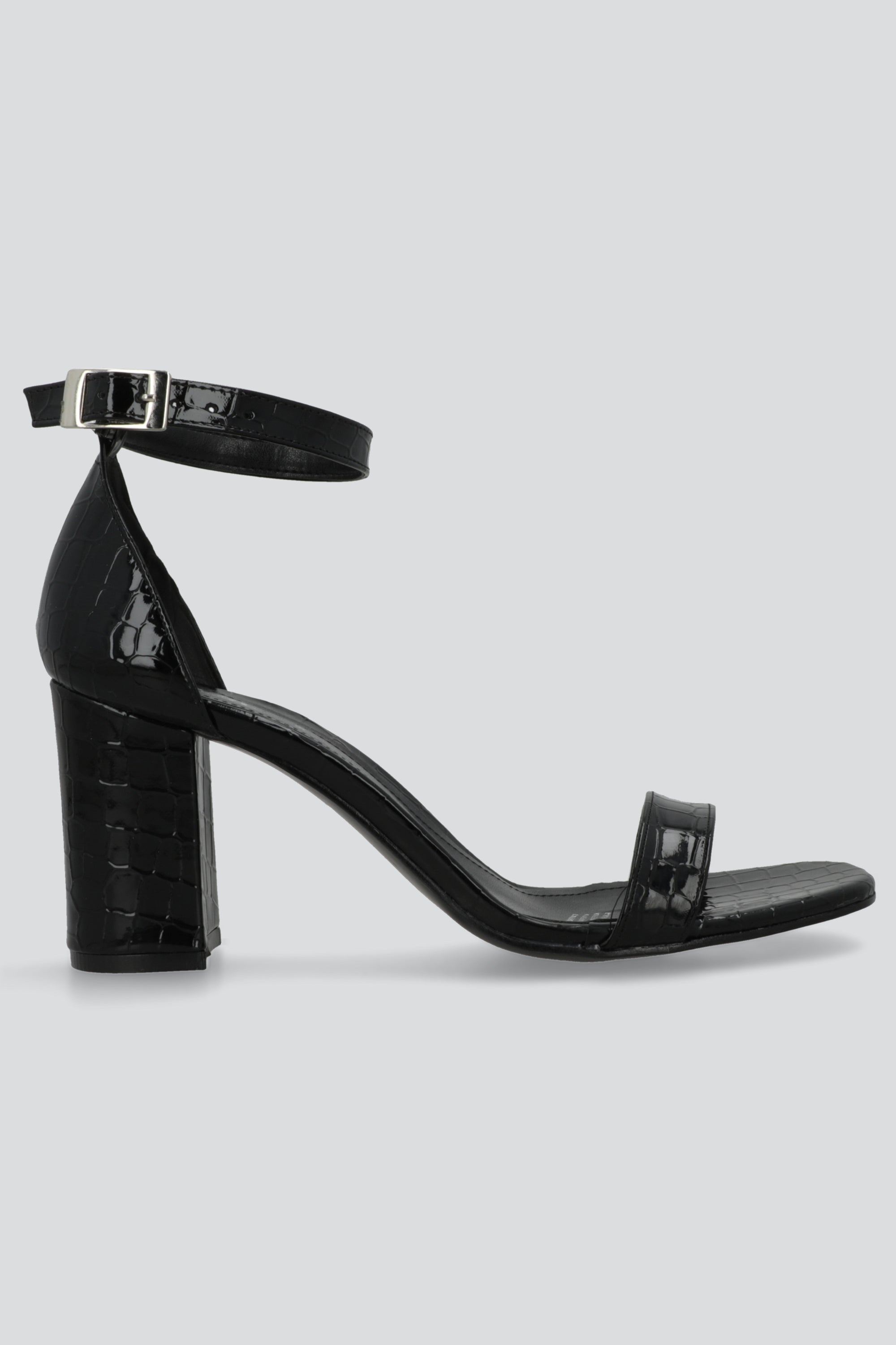 Tacon tiras croco NEGRO