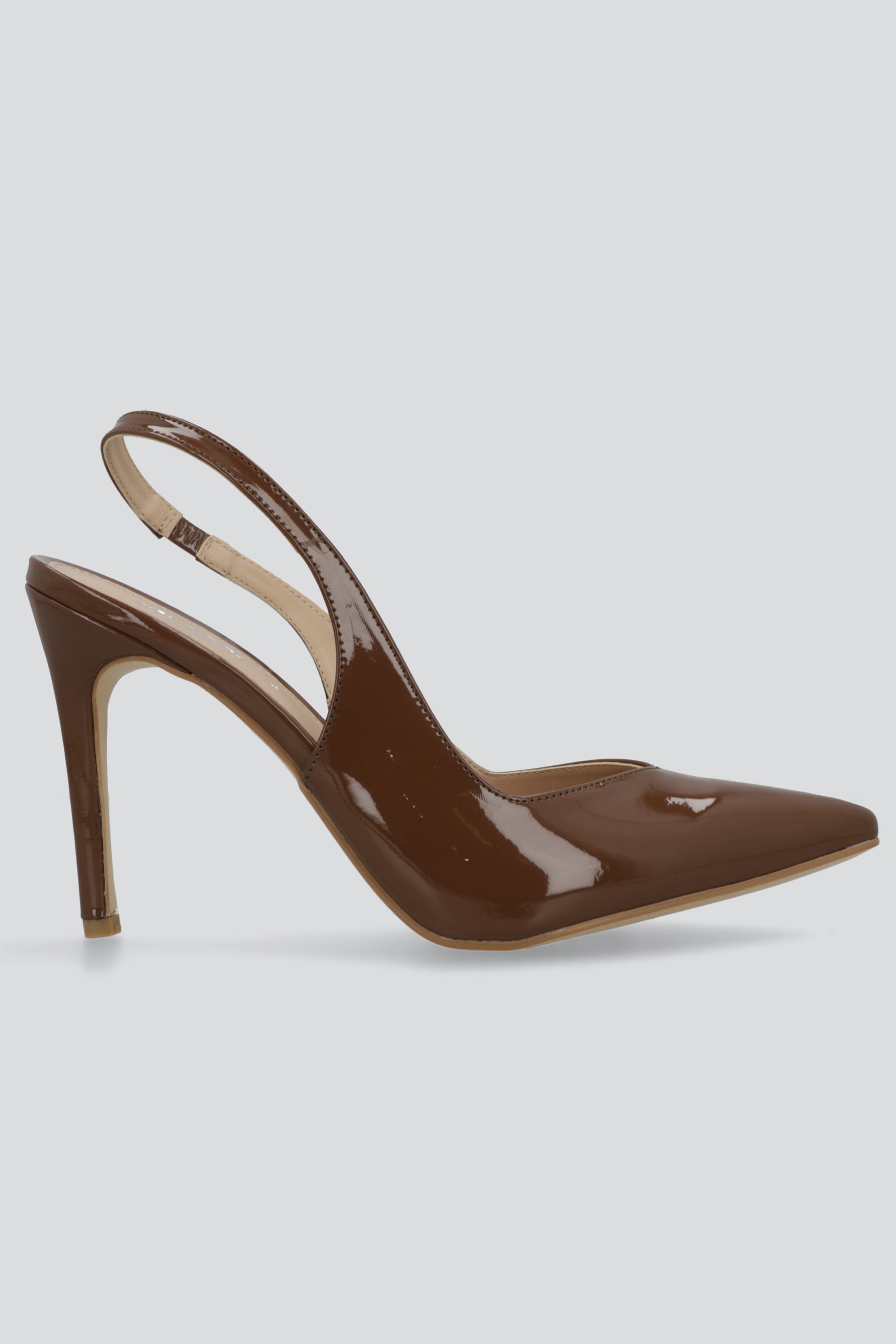 Tacon pointy sling back CAFE
