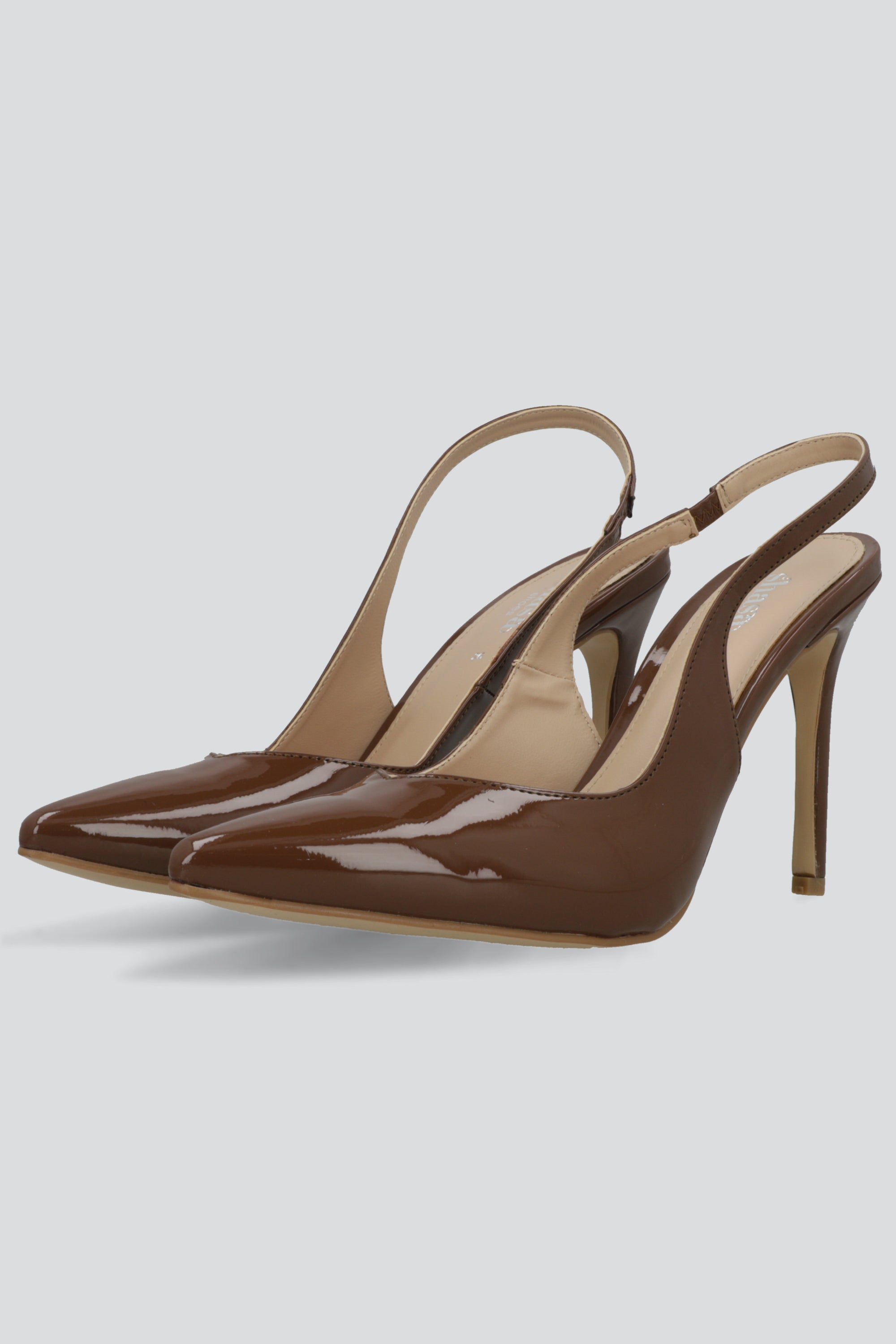 Tacon pointy sling back CAFE