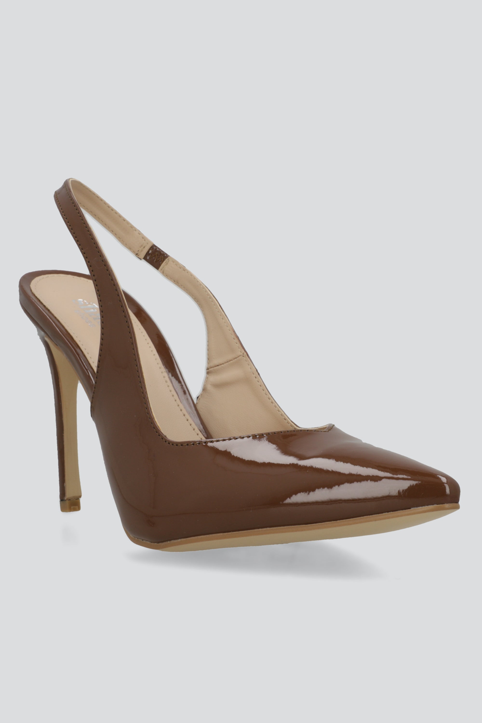 Tacon pointy sling back CAFE