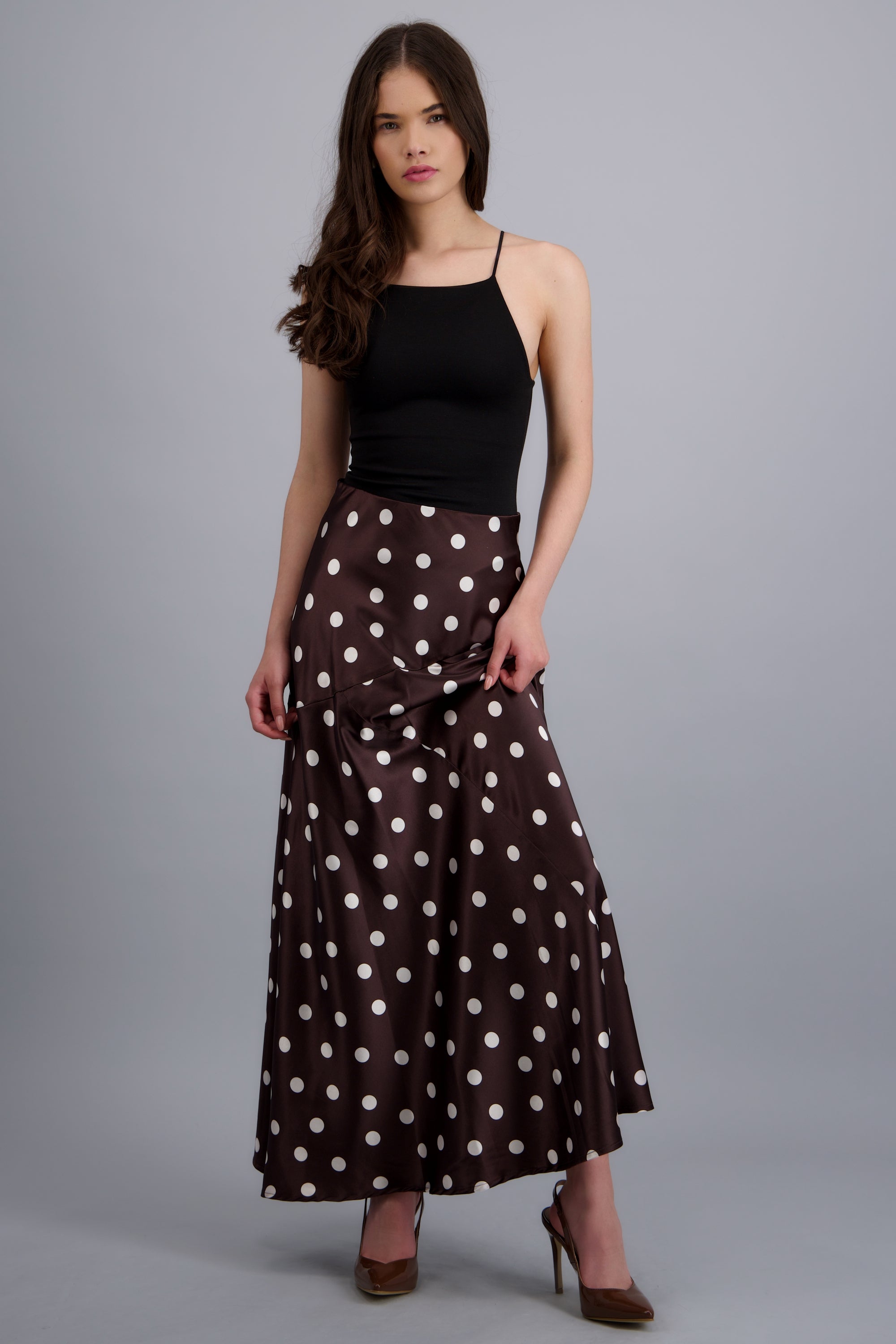 Tacon pointy sling back CAFE