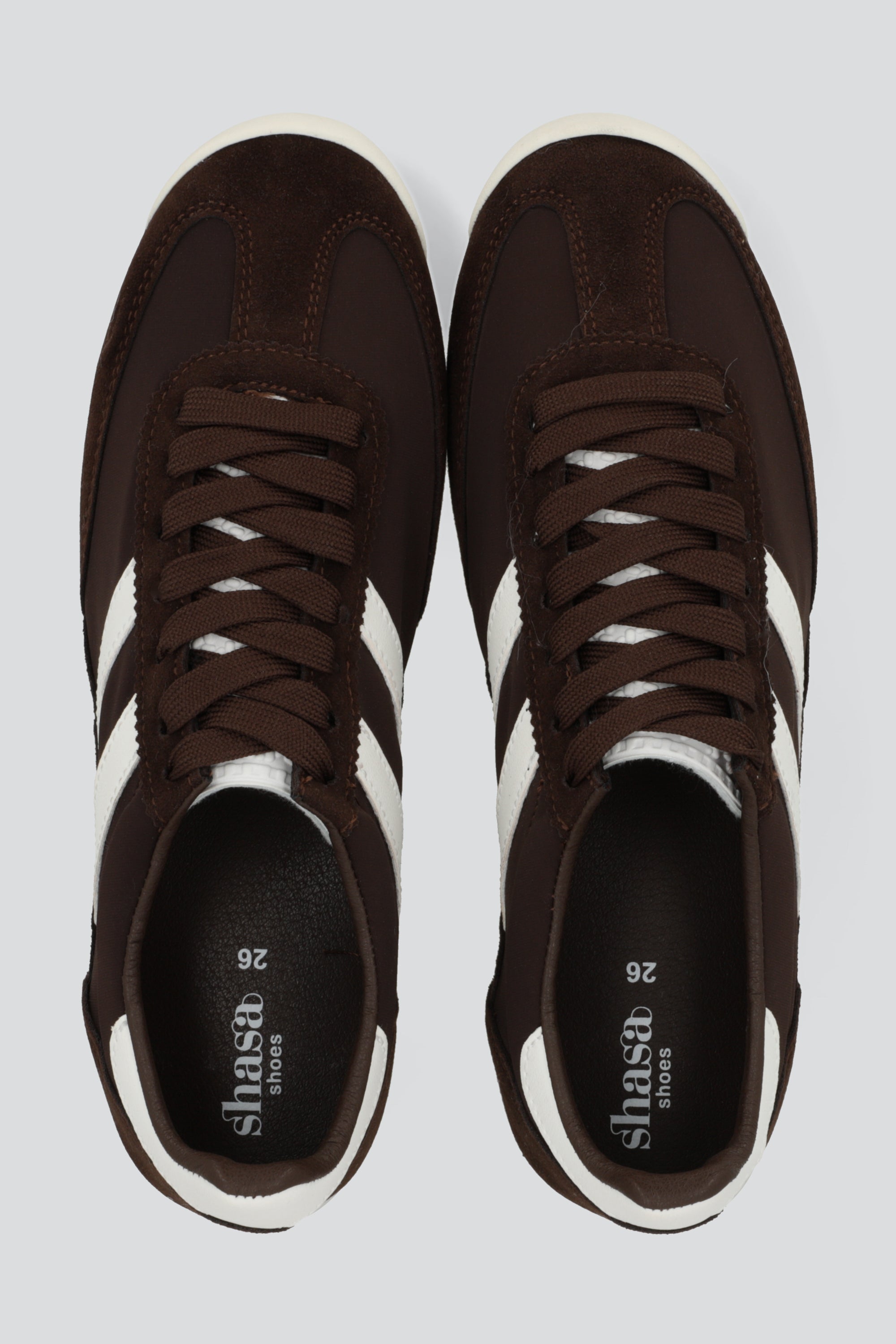 Tenis suela track lineas CAFE