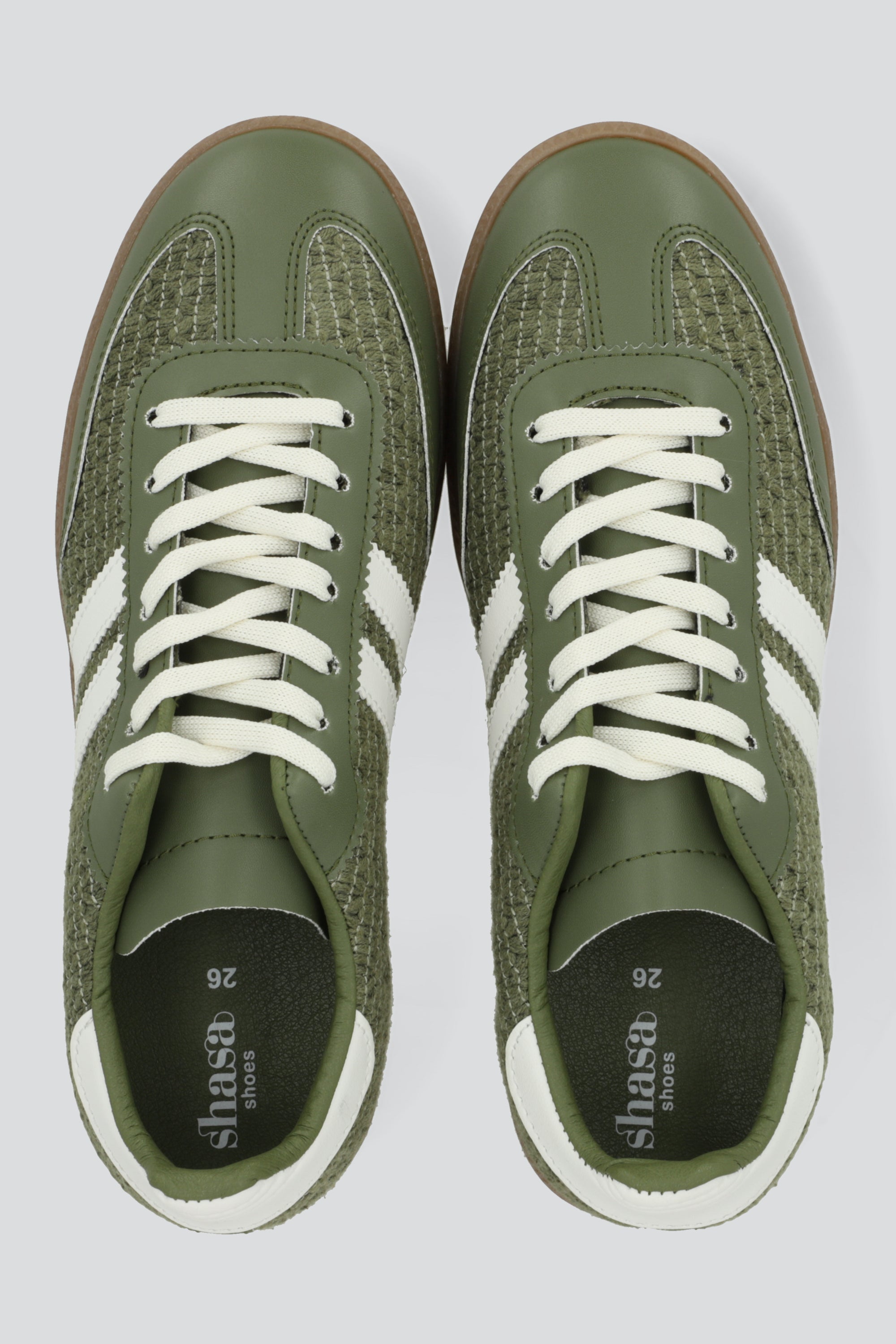 Tenis dos lineas tejido SAGE