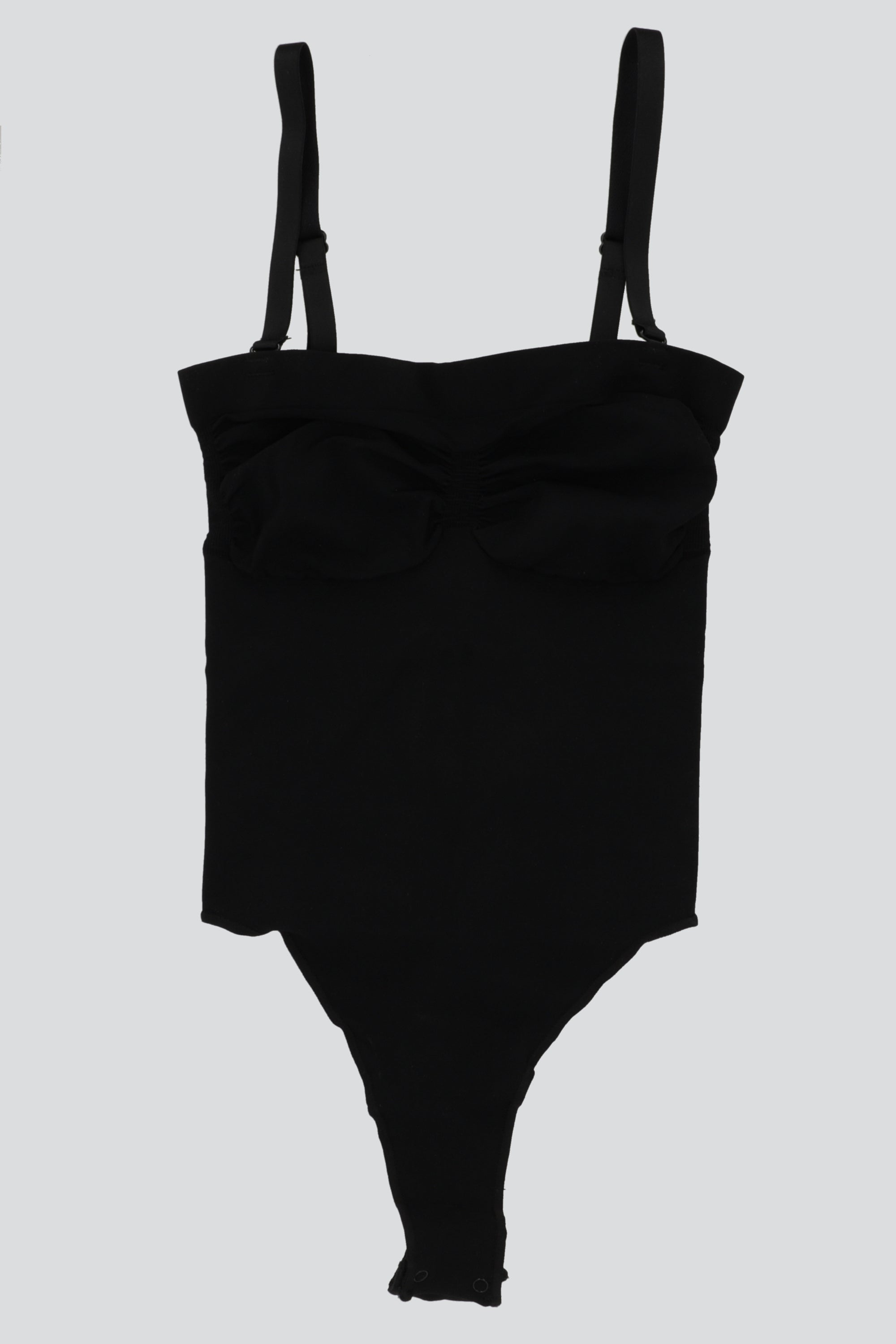 Bodysuit seamless tanga efecto moldeador NEGRO