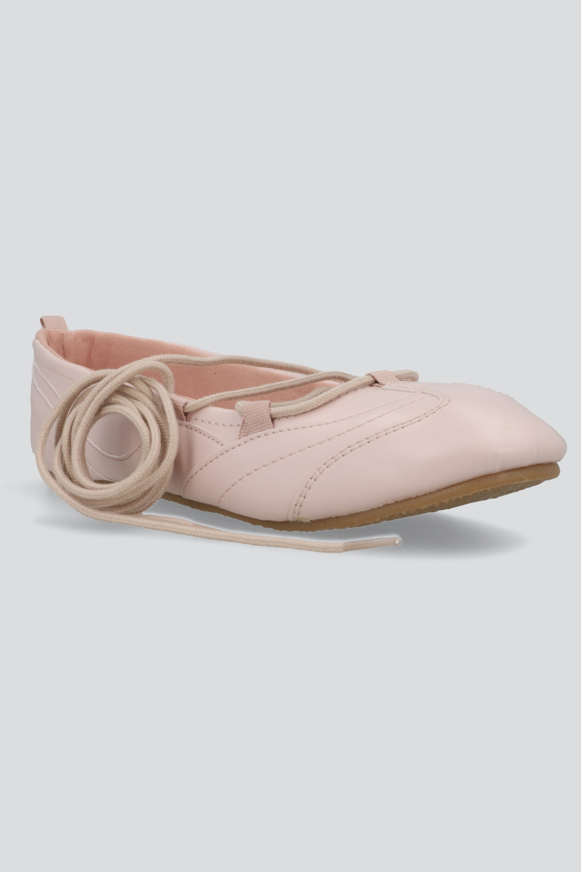 Tenis flat agujeta ROSA