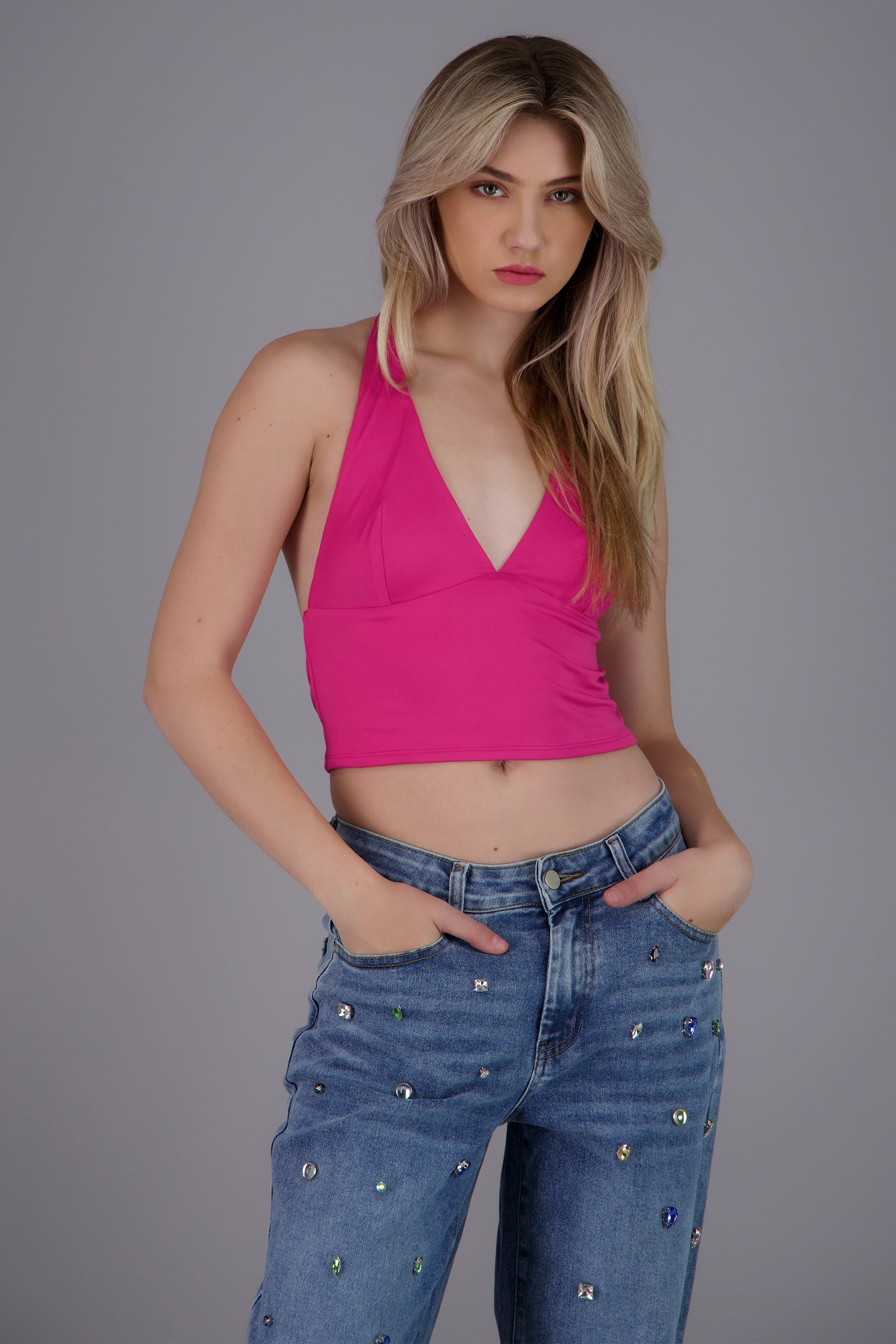 Top halter de amarre FIUSHA