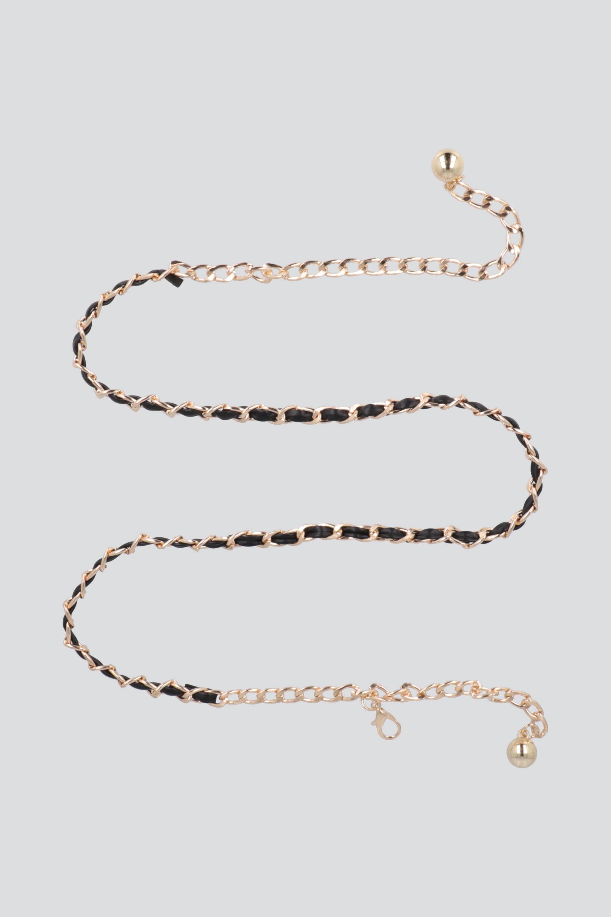 Cinturón cadena PU ORO