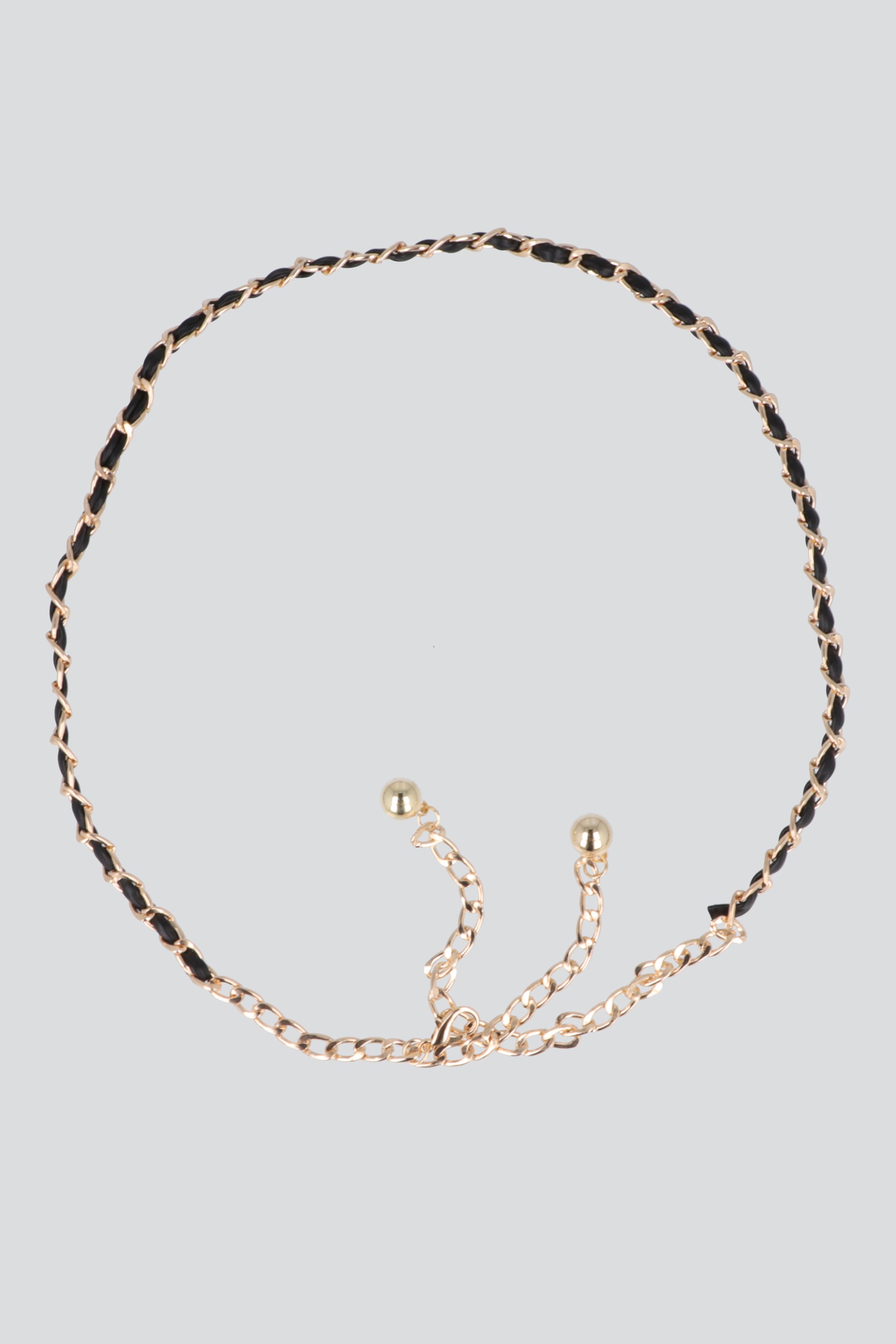 Cinturón cadena PU ORO