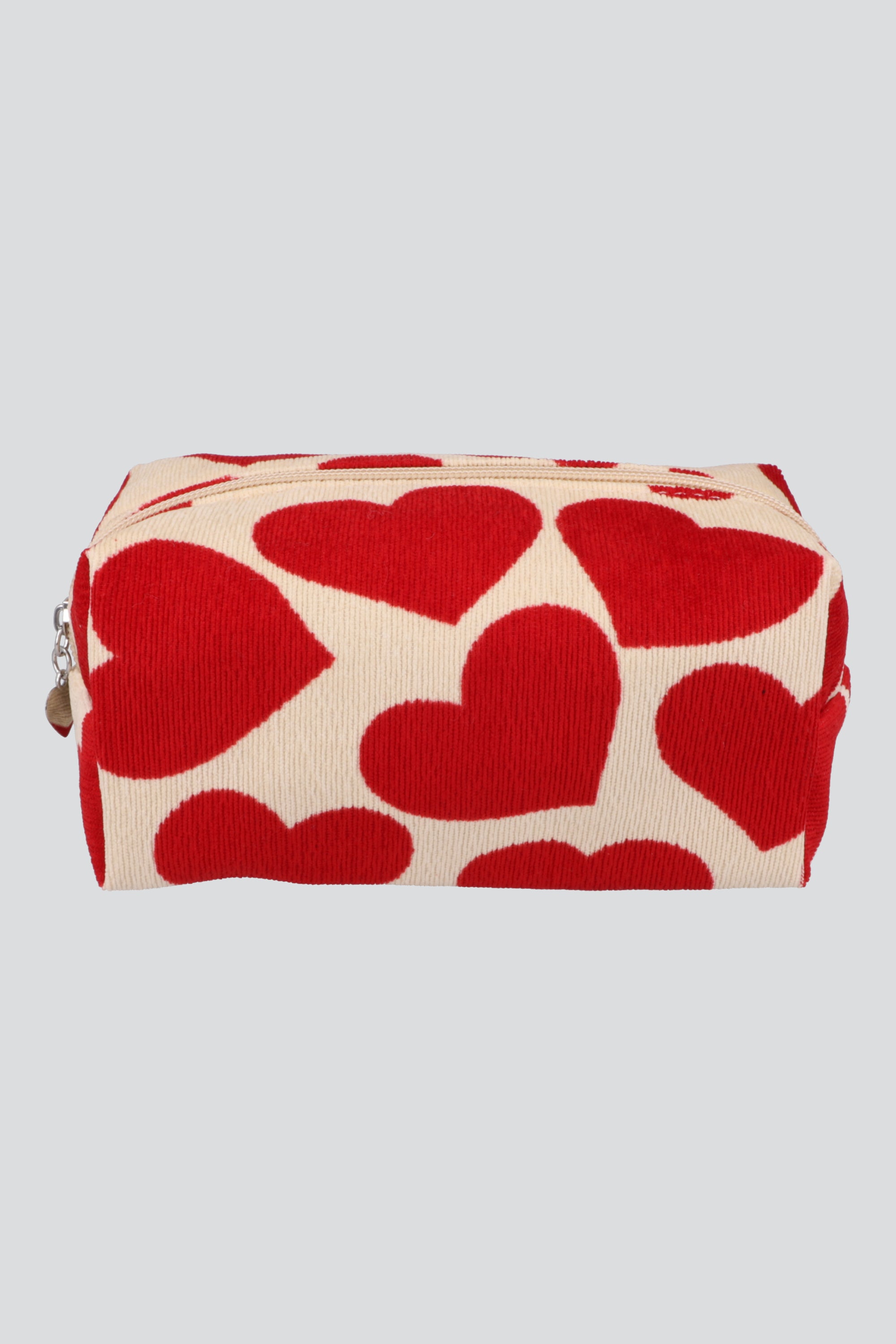 Cosmetiquera corazones ROJO