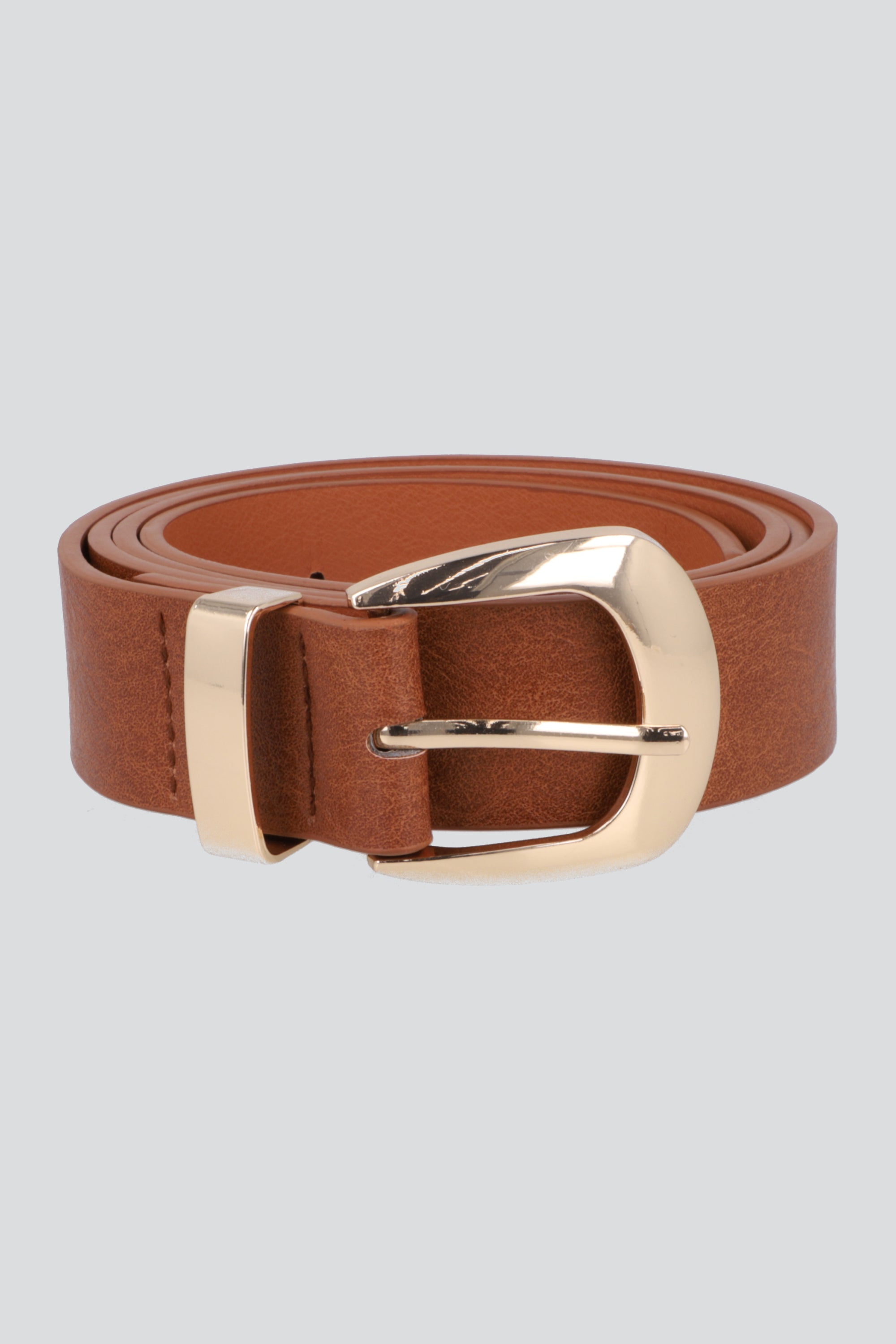Cinturon suede hebilla ancha CAFE
