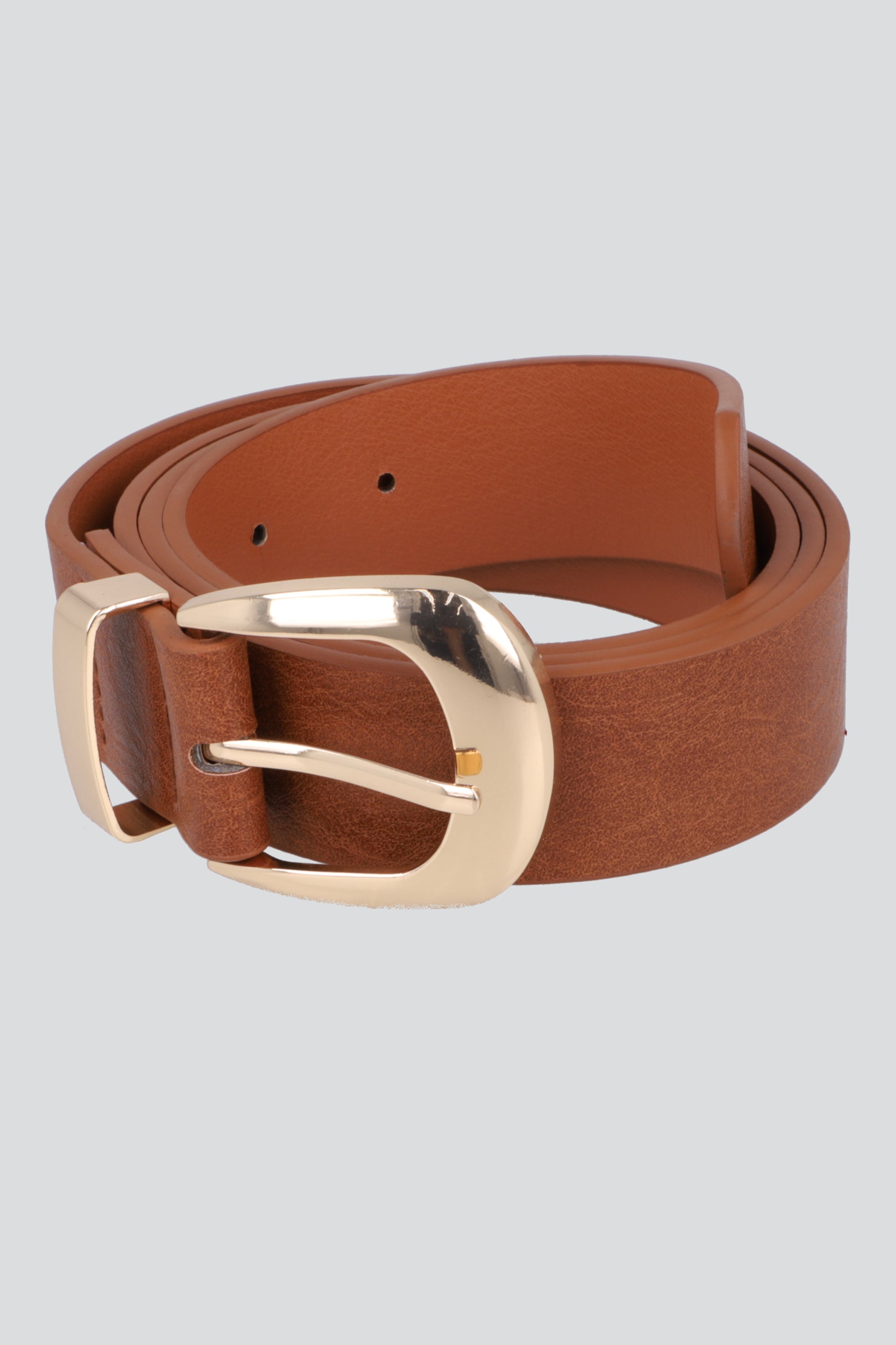 Cinturon suede hebilla ancha CAFE