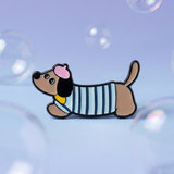 Pin perrito salchicha boina