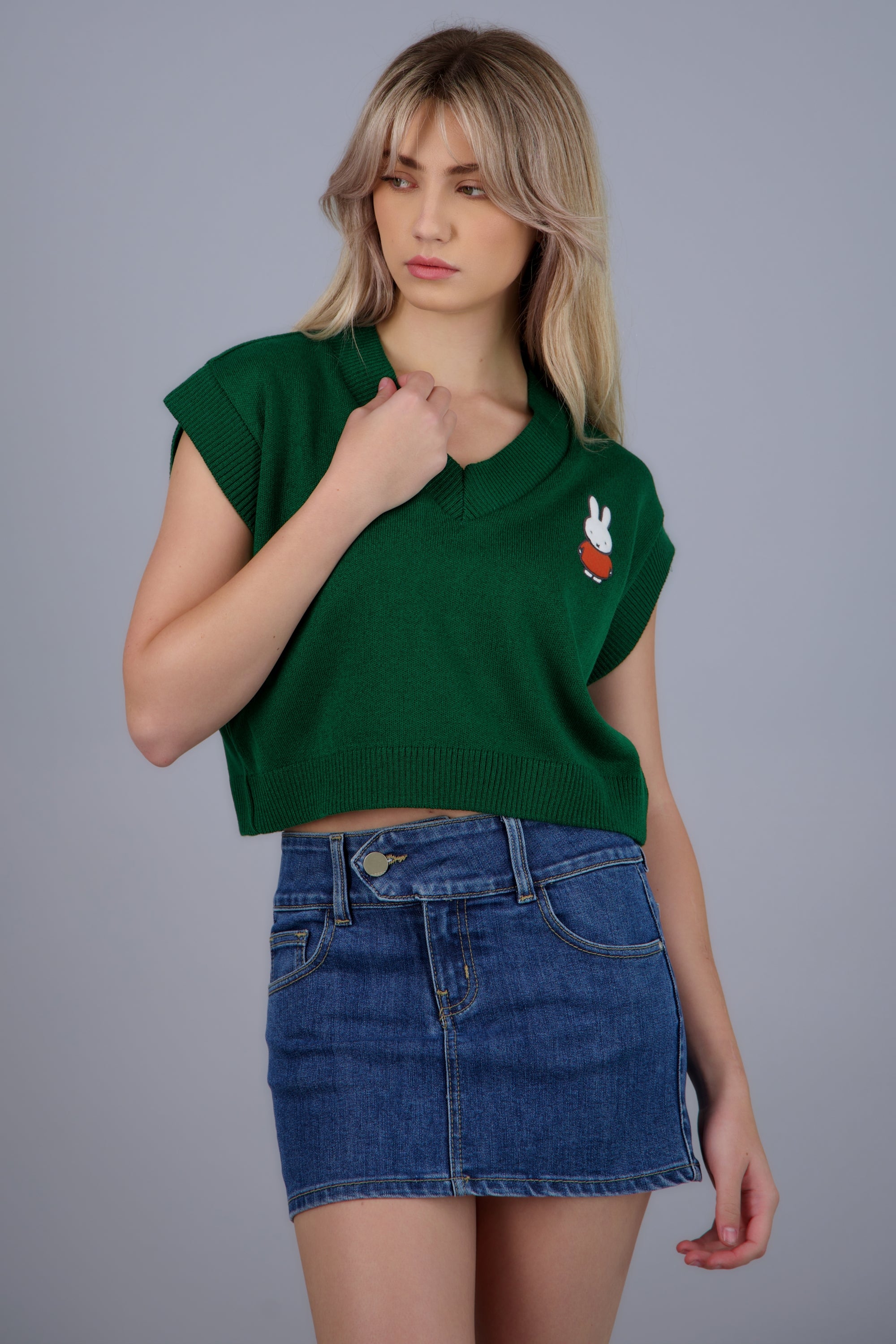 Chaleco tejido Miffi VERDE