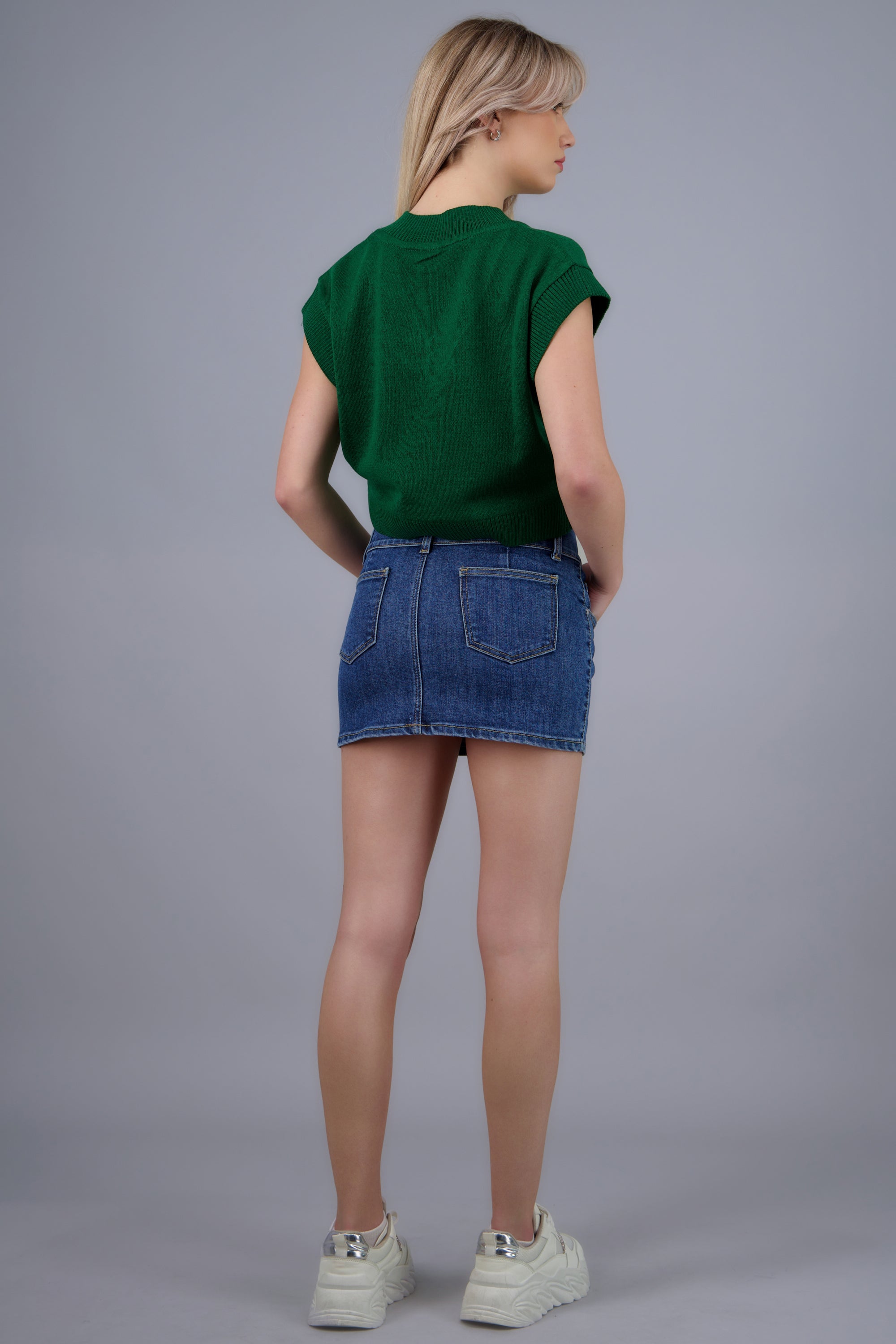 Chaleco tejido Miffi VERDE