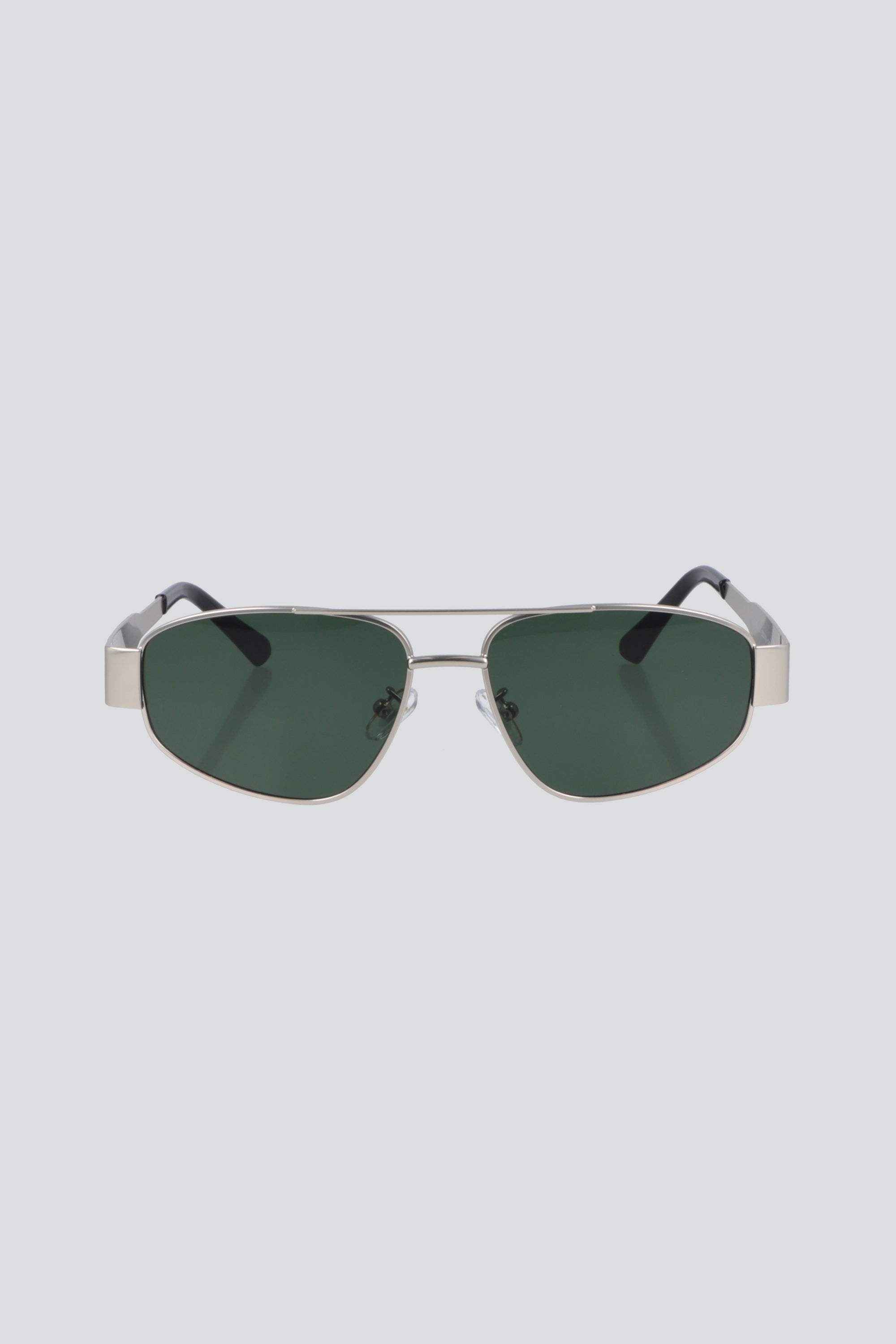 Lentes semi aviador doble puente VERDE