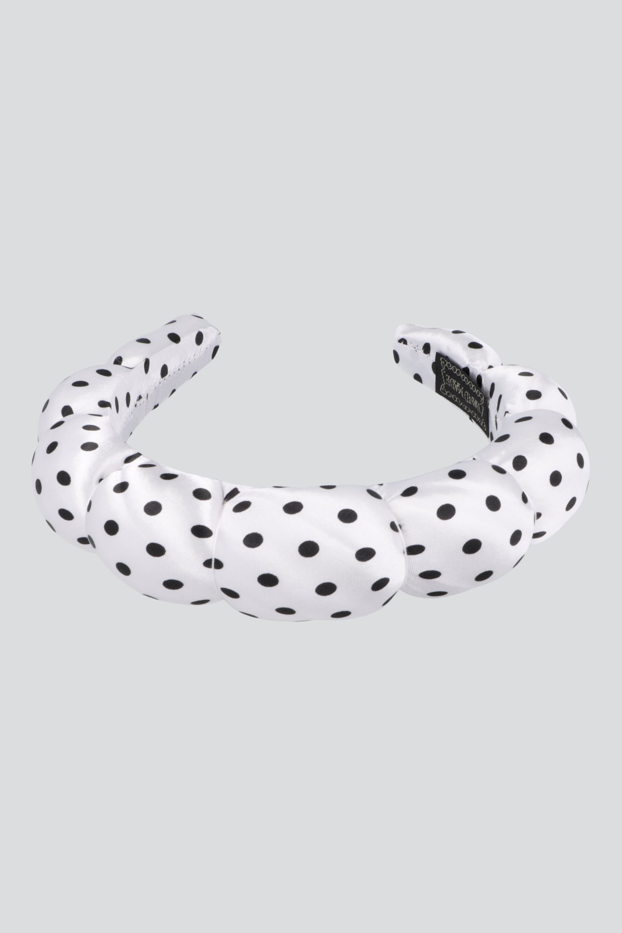 Diadema para desmaquillar polka dots NEGRO BLANCO