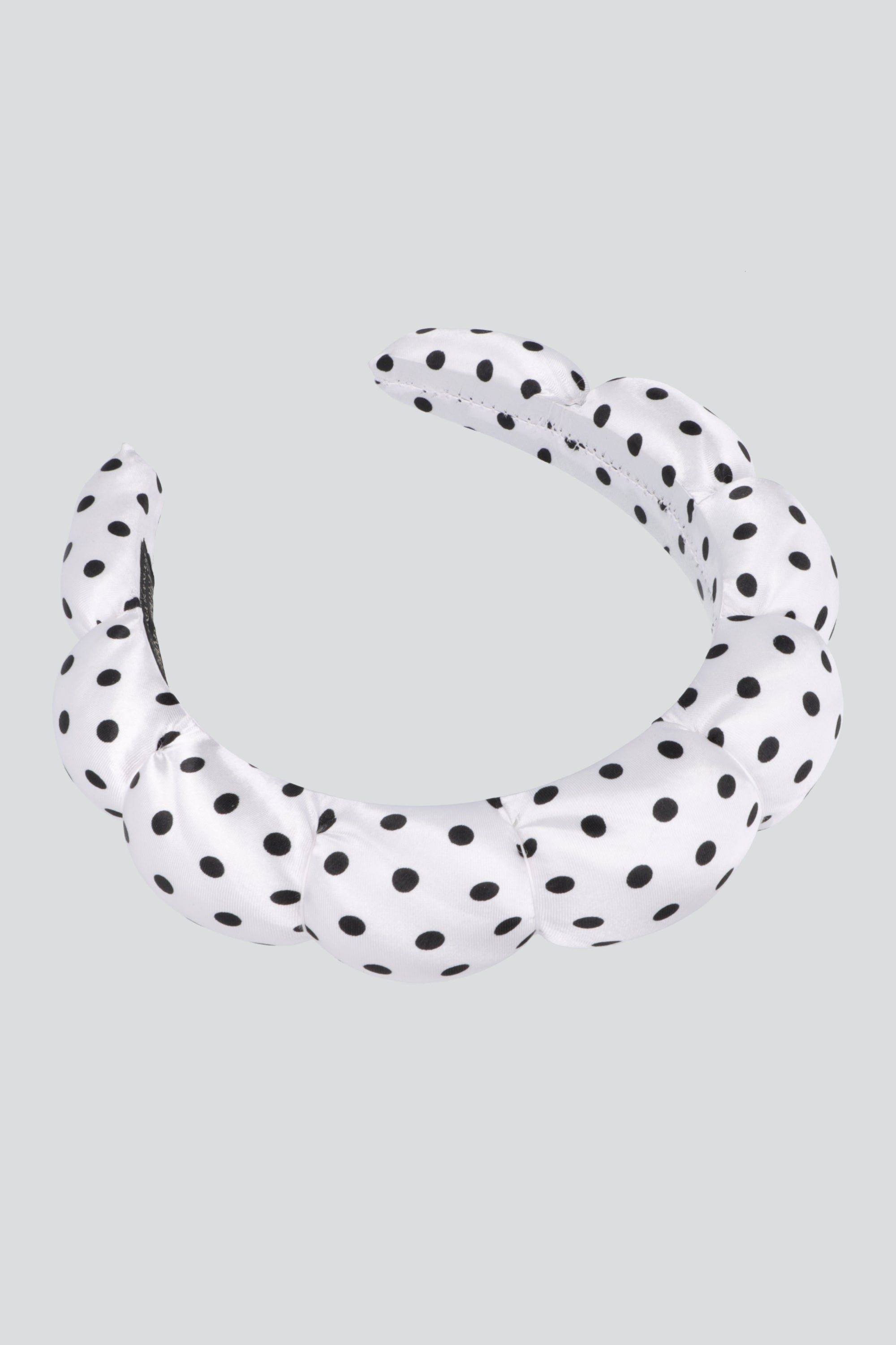 Diadema para desmaquillar polka dots NEGRO BLANCO