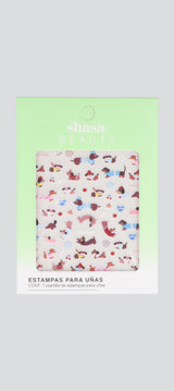 Estampas para uñas perro salchicha