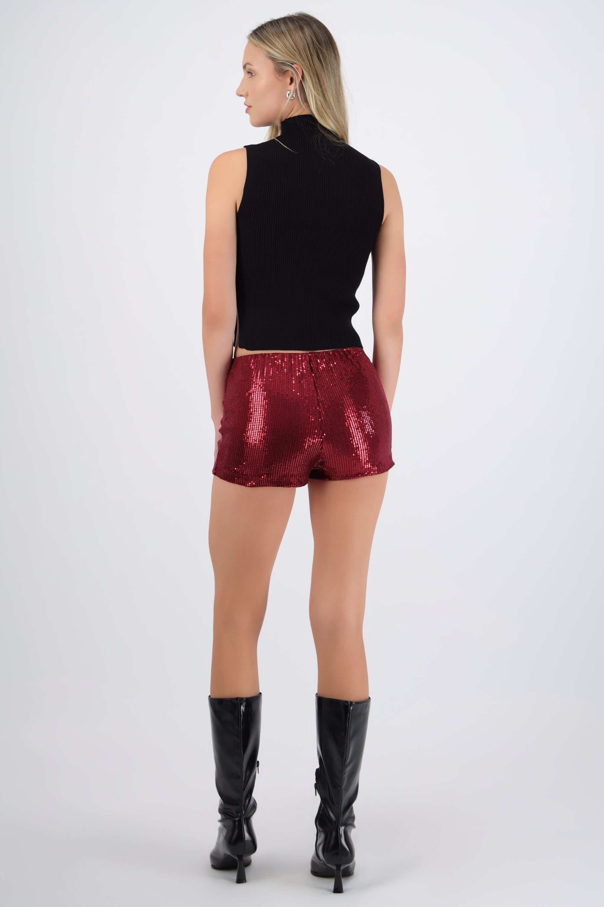 Falda mini lentejuelas
