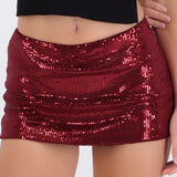 Falda mini lentejuelas