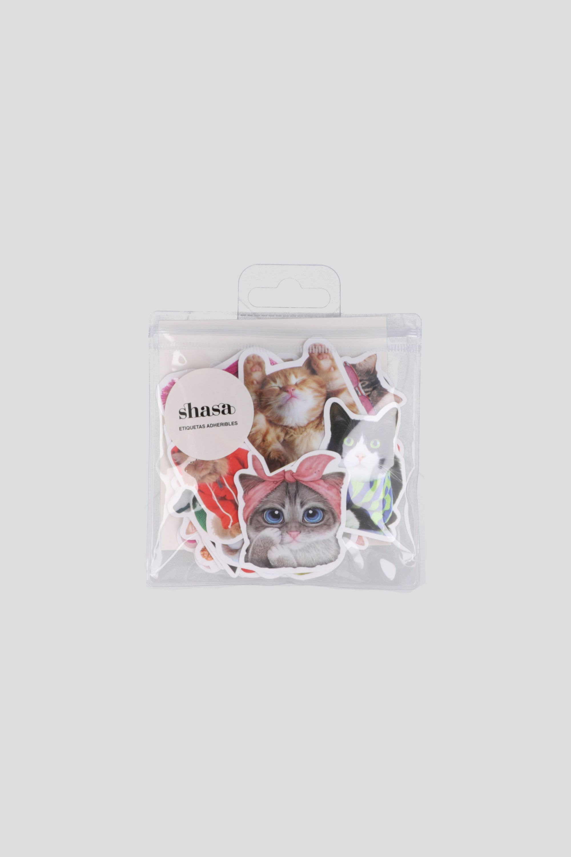 Set 50 stickers gatitos fun MULTICOLOR